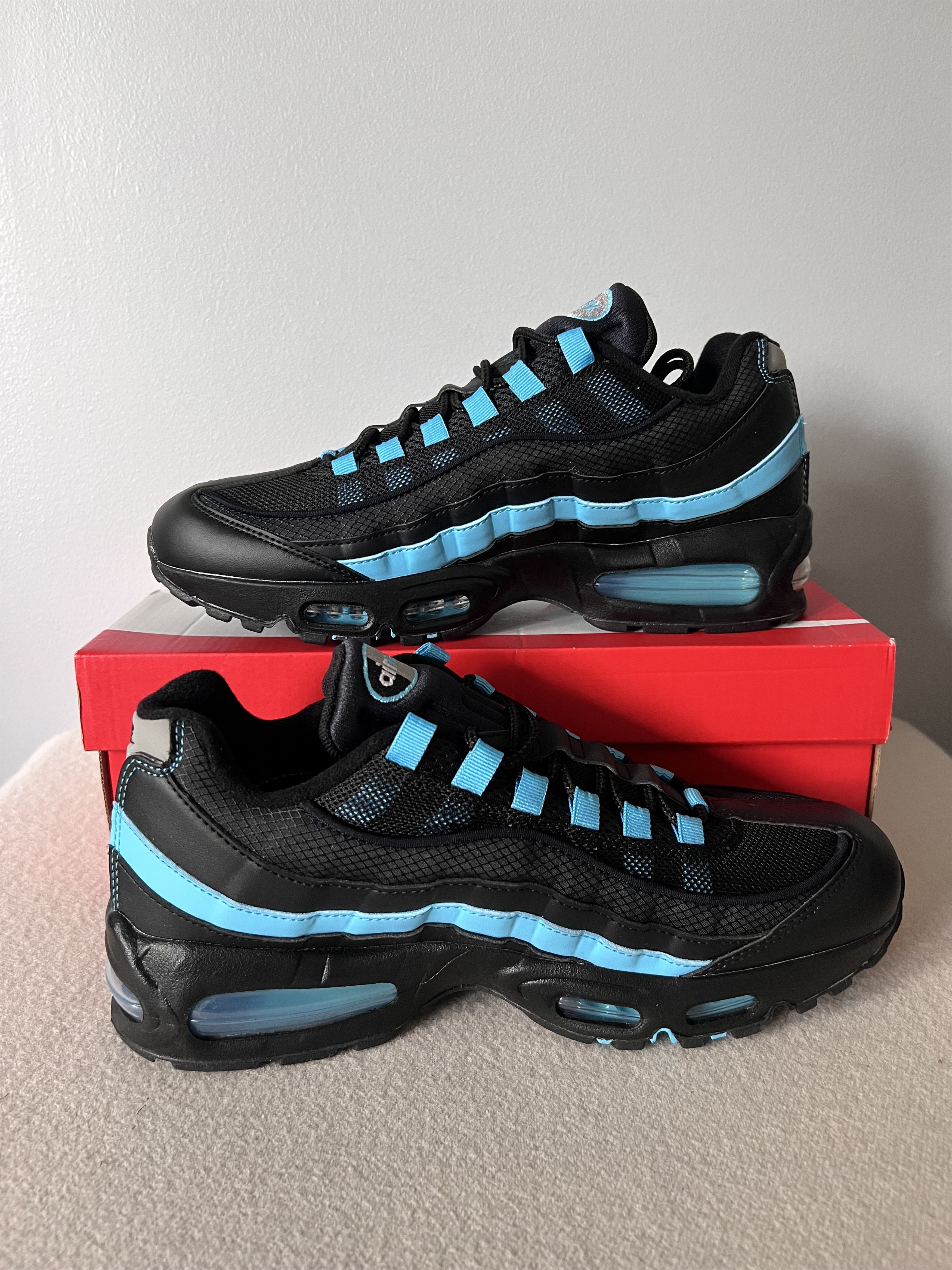 Nike Nike Air Max 95 OG Big Bubble in Black Baltic Blue Size US 9.5 / EU 42-43 - 3 Thumbnail