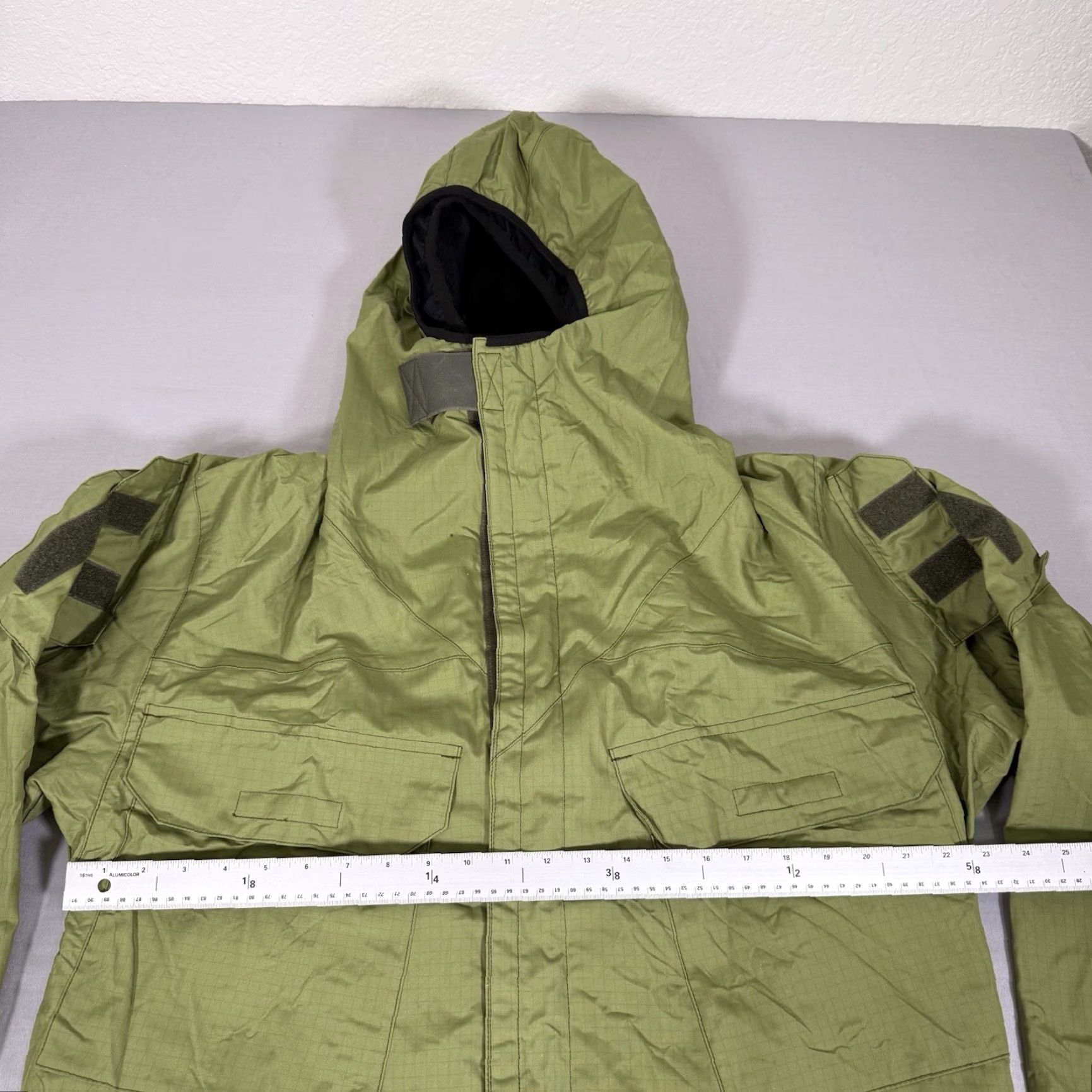 Vintage OPEC Military Jacket Men's Medium Green Nylon Zip Up Workwear Regular Fit Size US 31 - 6 Thumbnail