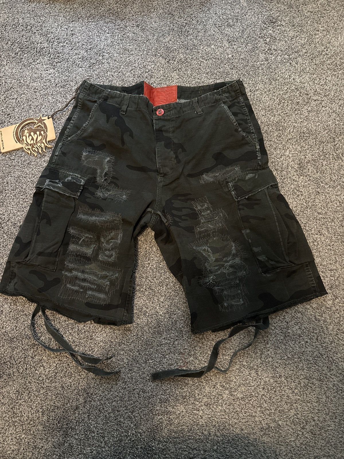 HELLSTAR Hellstar - Cargo Shorts - size Medium - Very rare Size US 33 - 1 Thumbnail