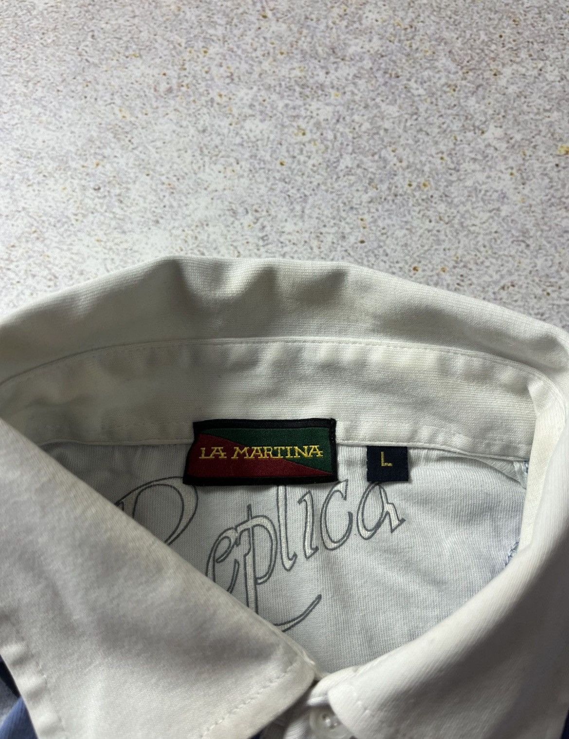 La Martina Vintage La Martina Argentina Polo Team #2 Tee Big Logo Y2K. Size US L / EU 52-54 / 3 - 3 Thumbnail