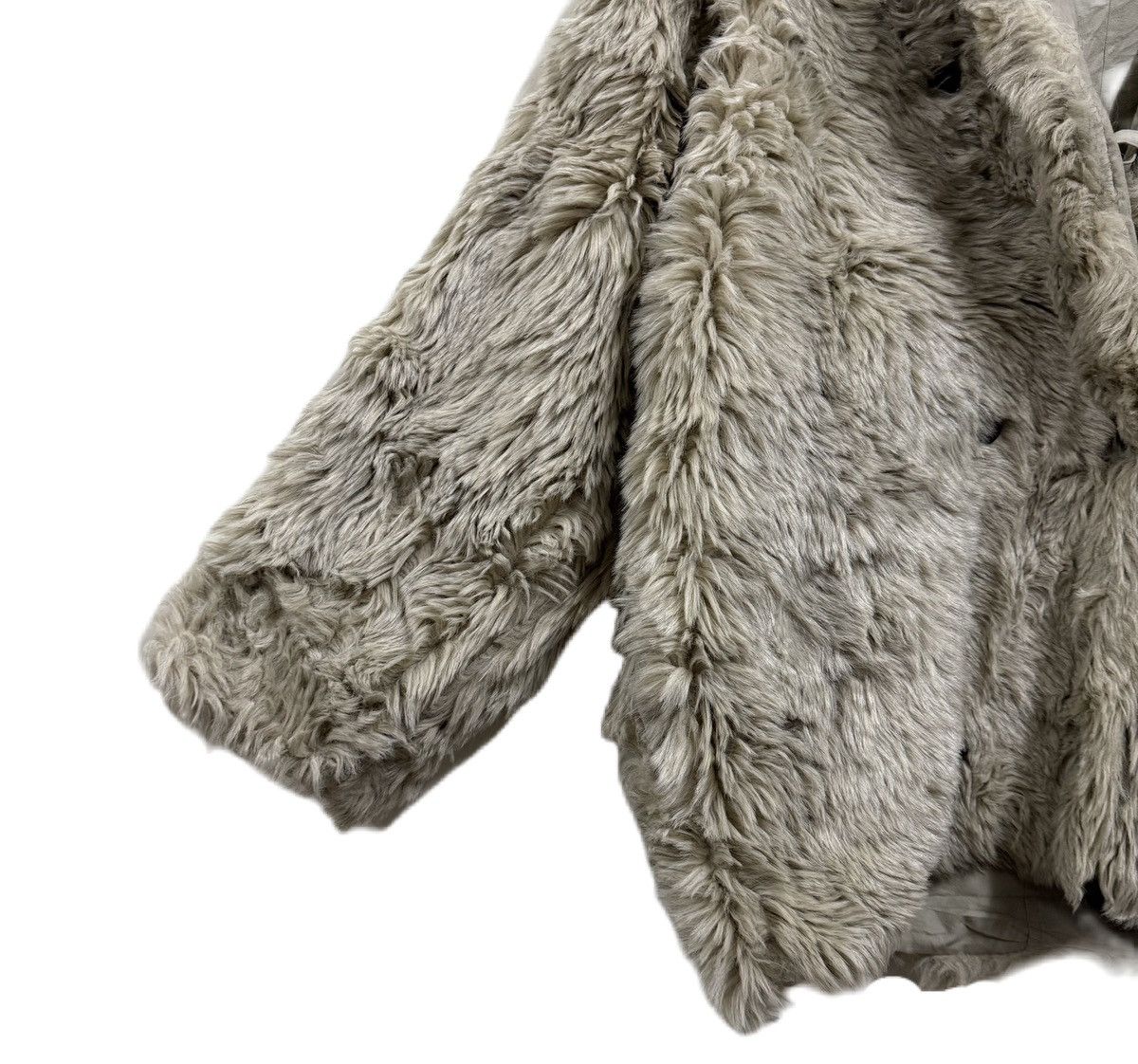 Issey Miyake Vintage Huitieme 8e Reversible Faux Fur Hairy Jacket Size US XL / EU 56 / 4 - 4 Thumbnail