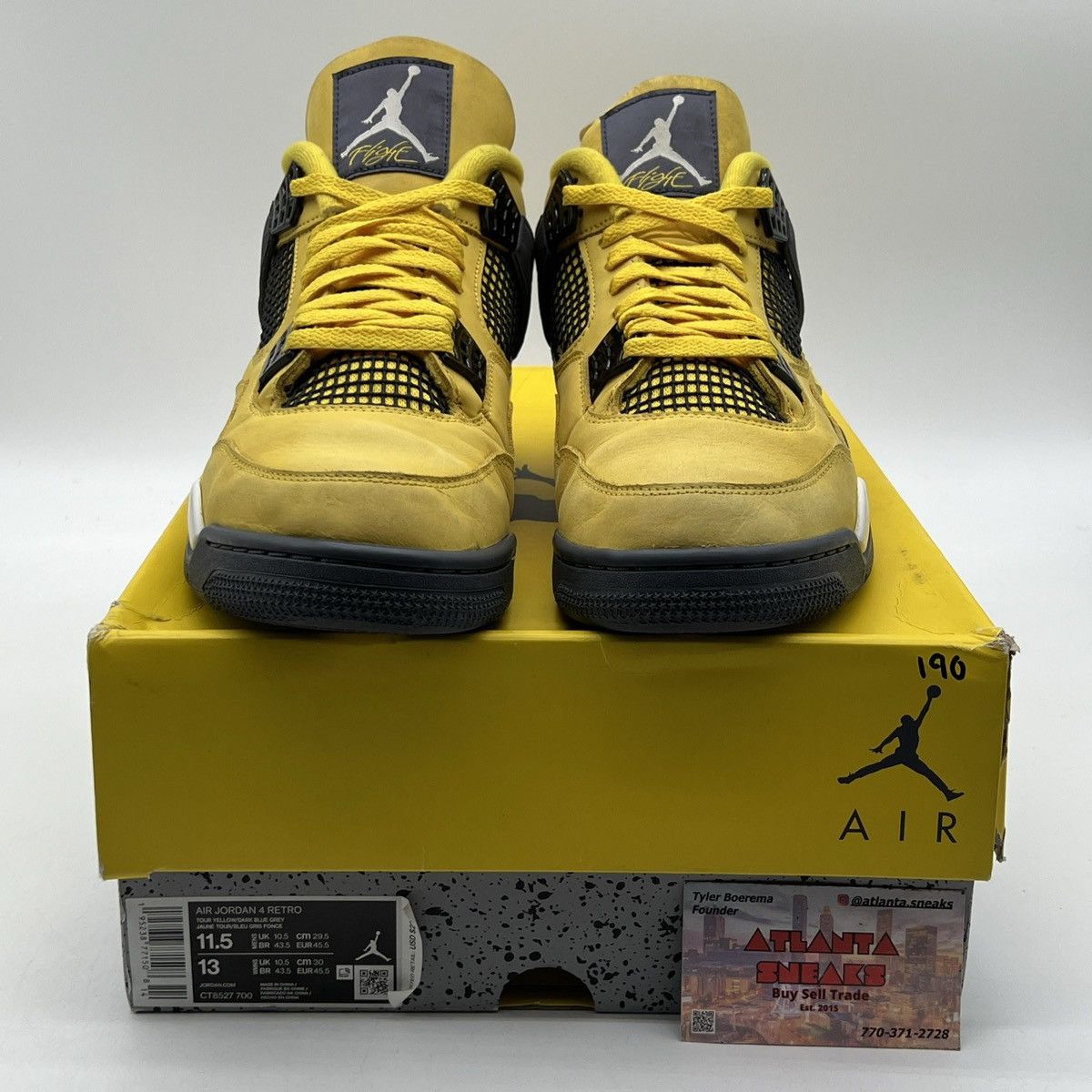 Jordan Brand Air Jordan 4 lightning Size US 11.5 / EU 44-45 - 2 Thumbnail