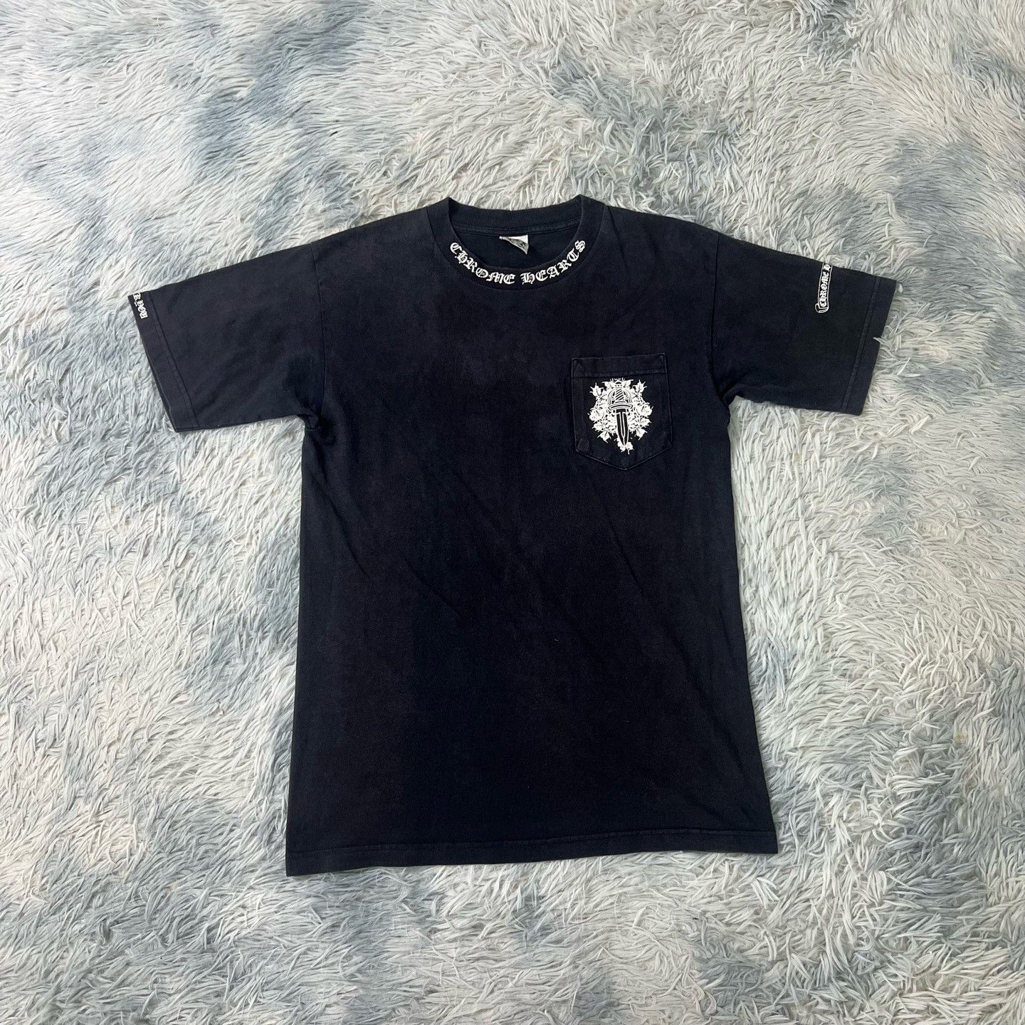 Chrome Hearts Chrome Hearts Vintage Tee Fade Sanskrit Short Sleeve T-Shirt Size US M / EU 48-50 / 2 - 1 Thumbnail