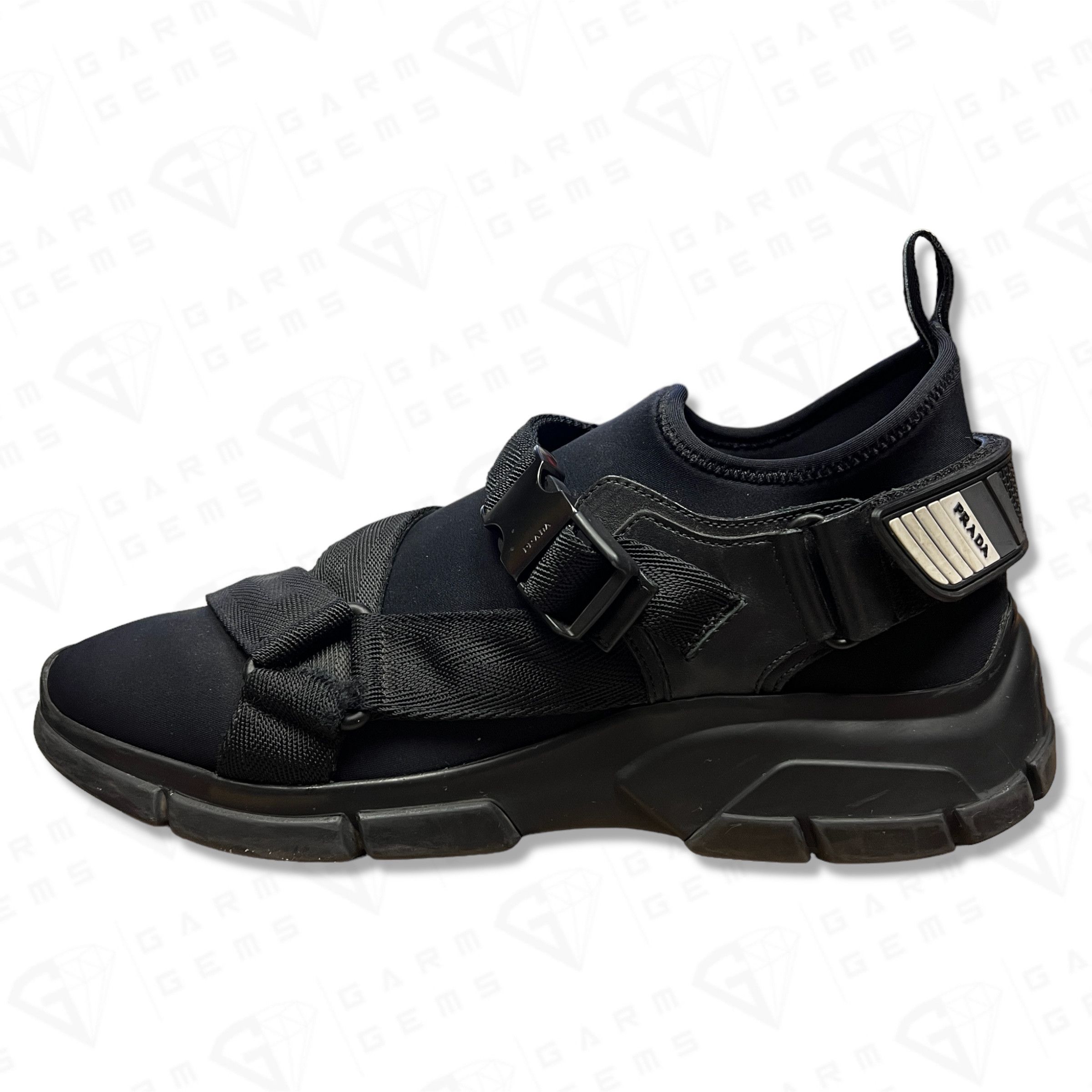 Prada Prada Neoprene Buckle Strap Trainers Size US 9 / EU 42 - 5 Thumbnail