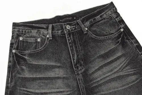 VIBE American high street trend washed distressed straight jeans Size US 32 / EU 48 - 5 Thumbnail