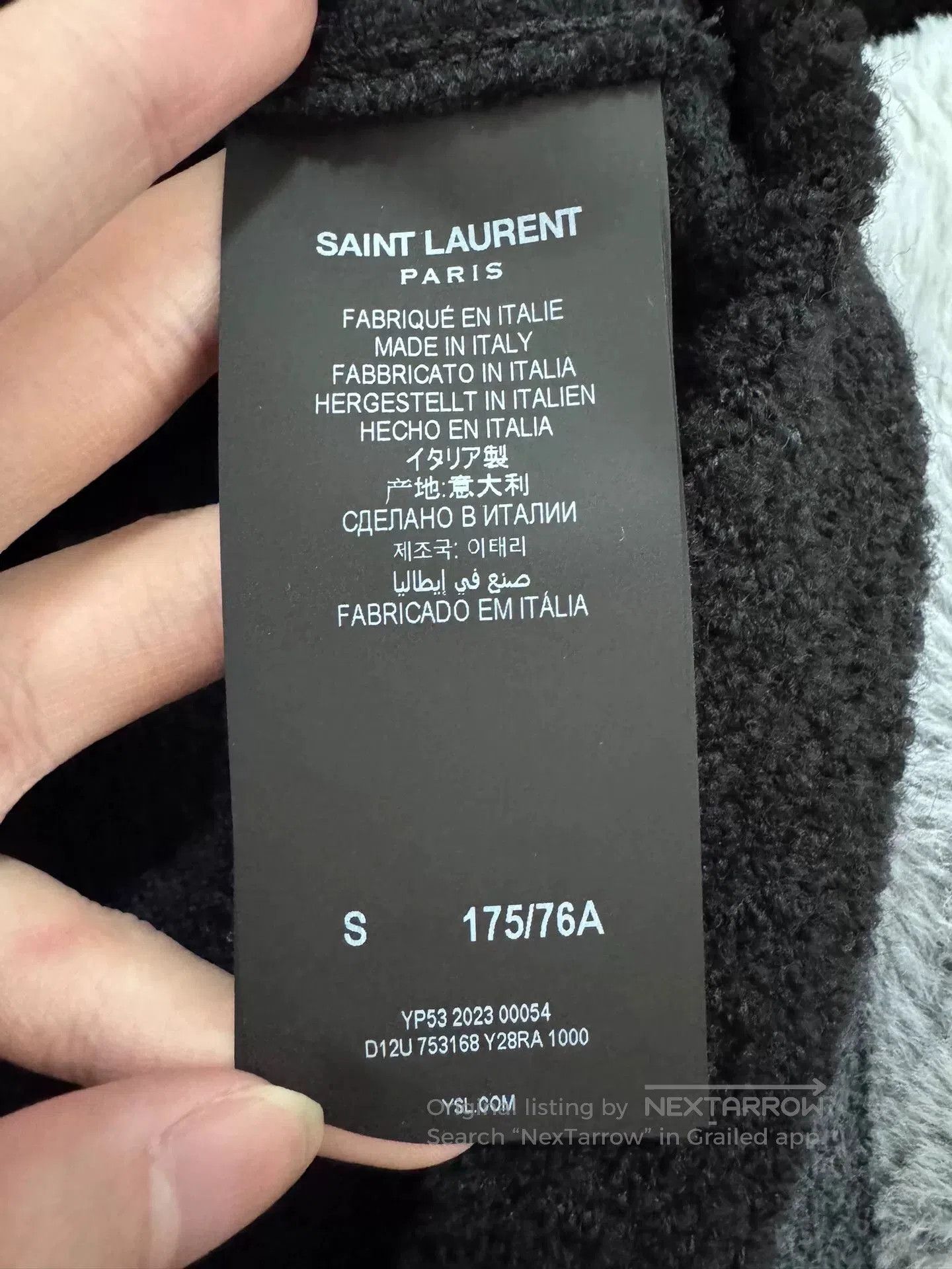 Saint Laurent Paris Saint Laurent 23FW Black Jacket. Size US S / EU 44-46 / 1 - 5 Thumbnail