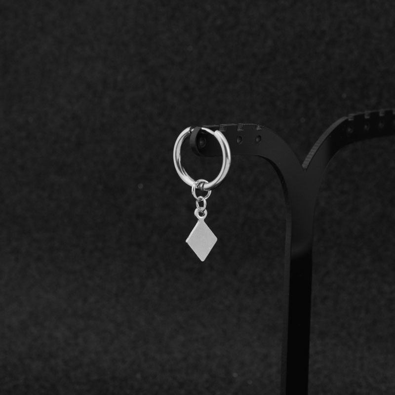Jewelry × Sterling Silver Modern Earrings One Pairs Chrome Jewelry Size ONE SIZE - 2 Thumbnail