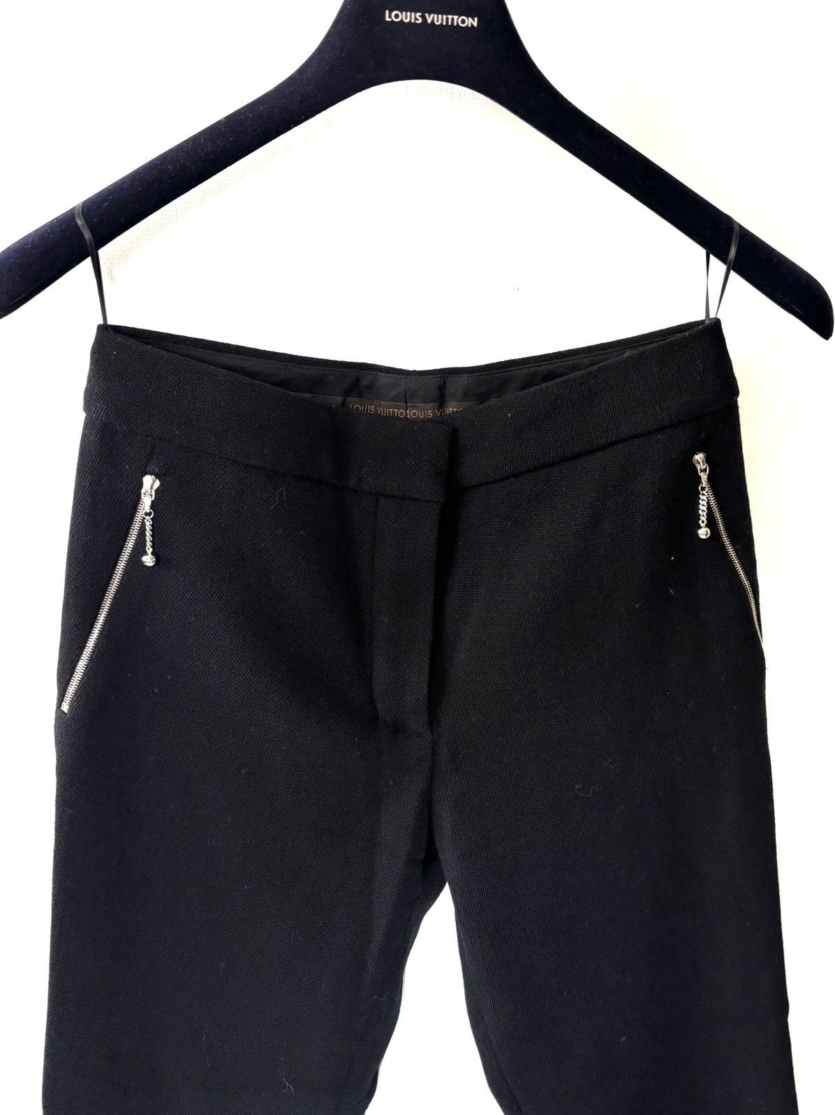 Louis Vuitton Louis Vuitton Zipped Wool Pants Size 26" / US 2 / IT 38 - 3 Thumbnail