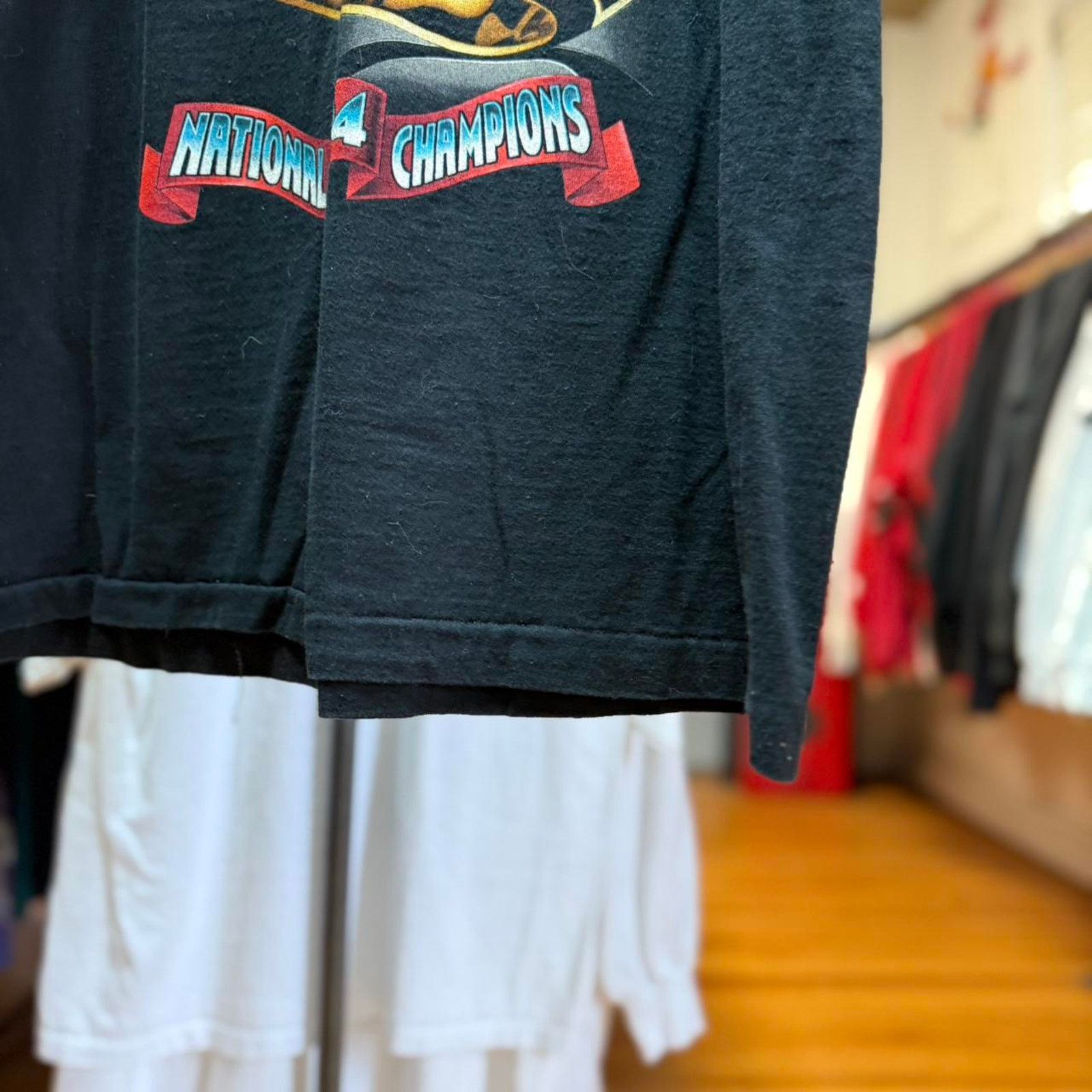 Vintage Vintage 90s Nebraska National Championship Ring T-Shirt Size US XL / EU 56 / 4 - 6 Thumbnail