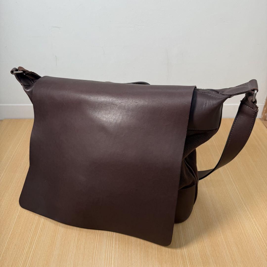 Yohji Yamamoto Pour Homme vintage cow leather shoulder leather bag Size ONE SIZE - 3 Thumbnail