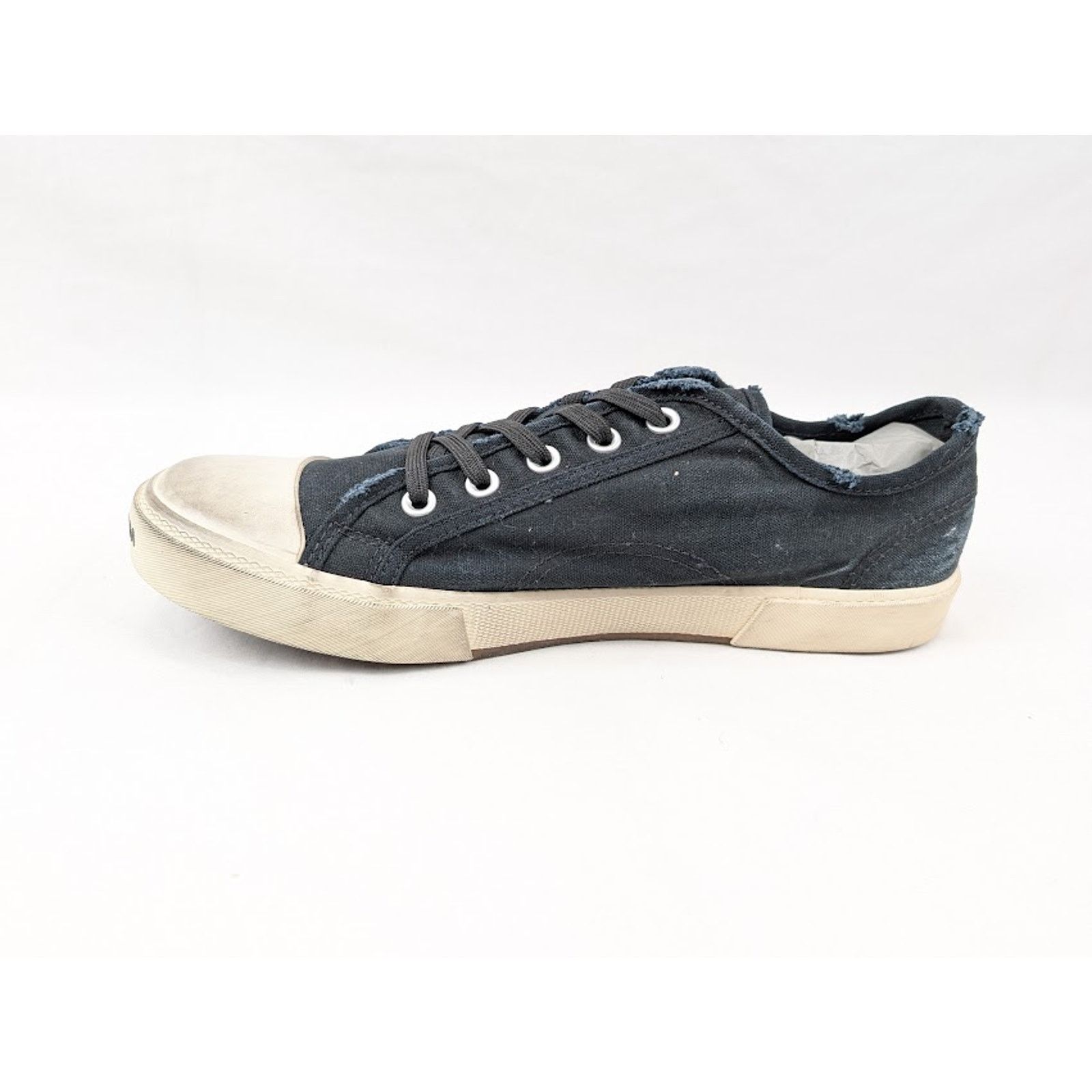 Balenciaga o1rshd1 Paris Low-Top Sneakers in Black/White Size US 10 / EU 43 - 8 Thumbnail