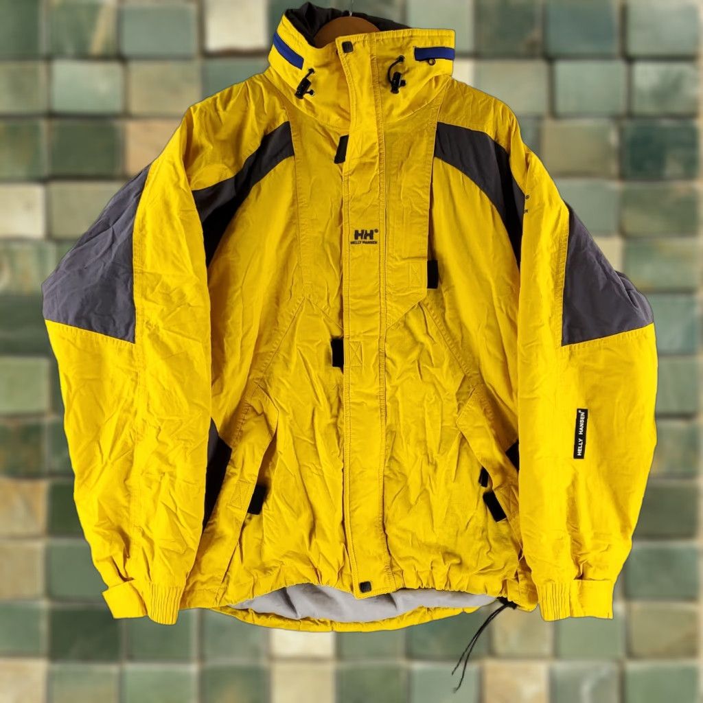 Helly Hansen Helly Hansen Jacket Mens L Yellow Helly Tech Full Zip Ski Snow Size US L / EU 52-54 / 3 - 1 Thumbnail