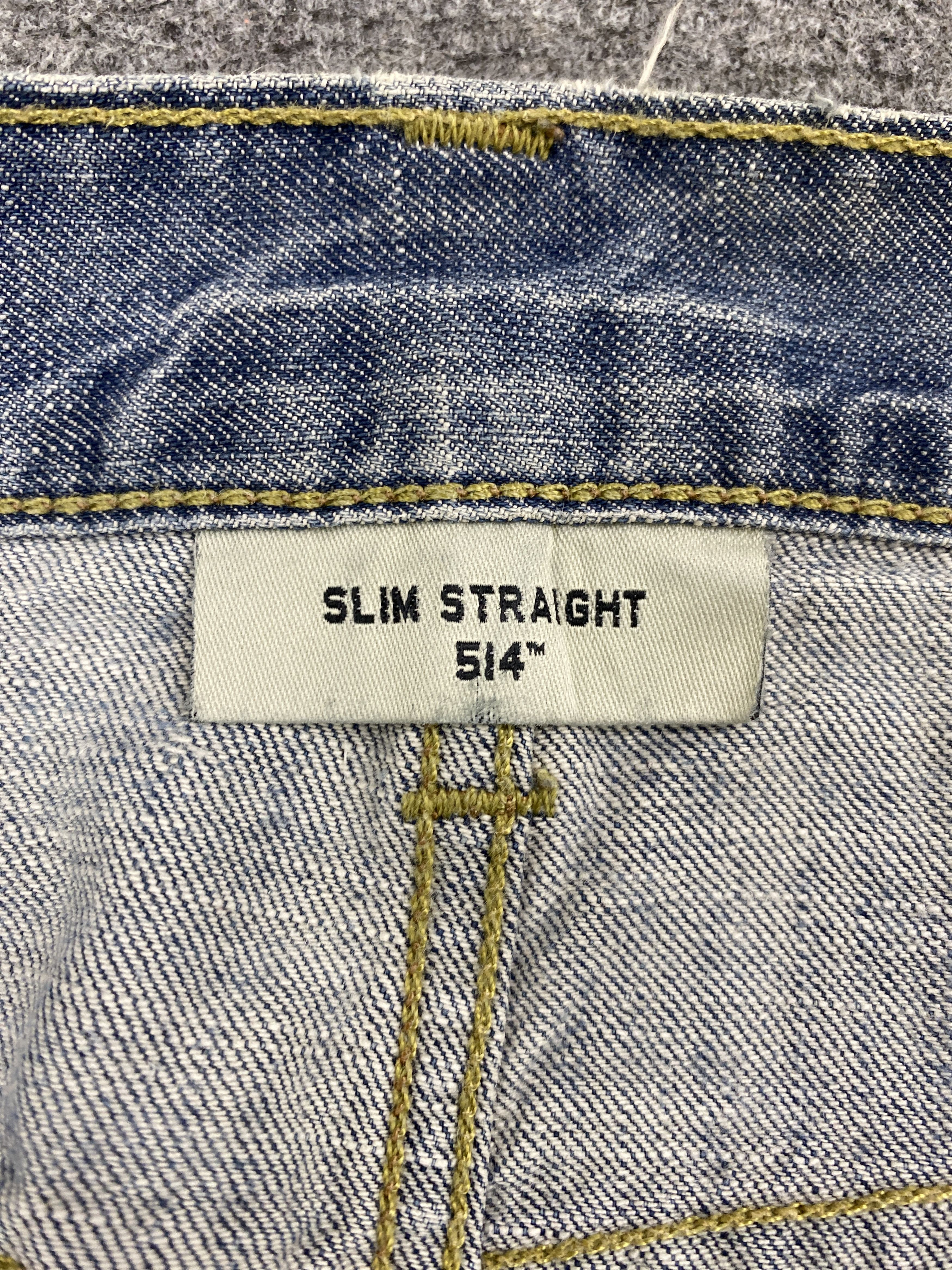 Levi's × Vintage Vintage Levis 514 Slim Straight Jeans Size US 36 / EU 52 - 12 Thumbnail