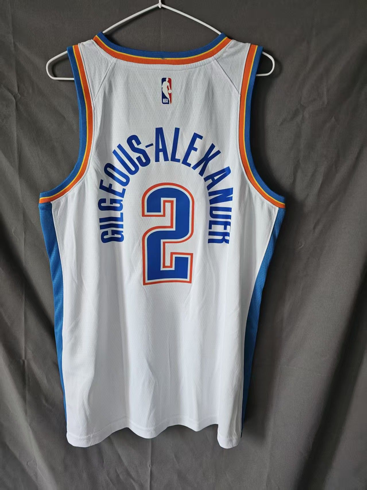 NBA Oklahoma City Thunder 2 Shai Gilgeous-Alexander Jersey White Size US M / EU 48-50 / 2 - 3 Thumbnail