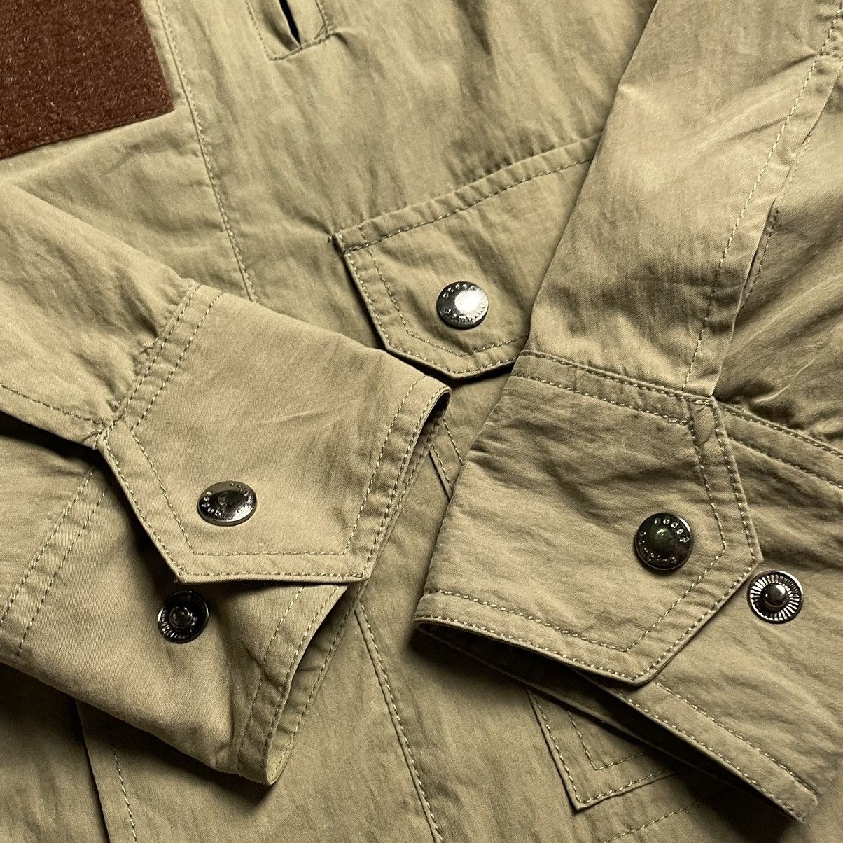 Codes Combine × If Six Was Nine × Le Grande Bleu (L.G.B.) 🇯🇵 VINTAGE COMDES COMBINE FOR MEN BUTTON UP FIELD JACKET Size US M / EU 48-50 / 2 - 13 Thumbnail