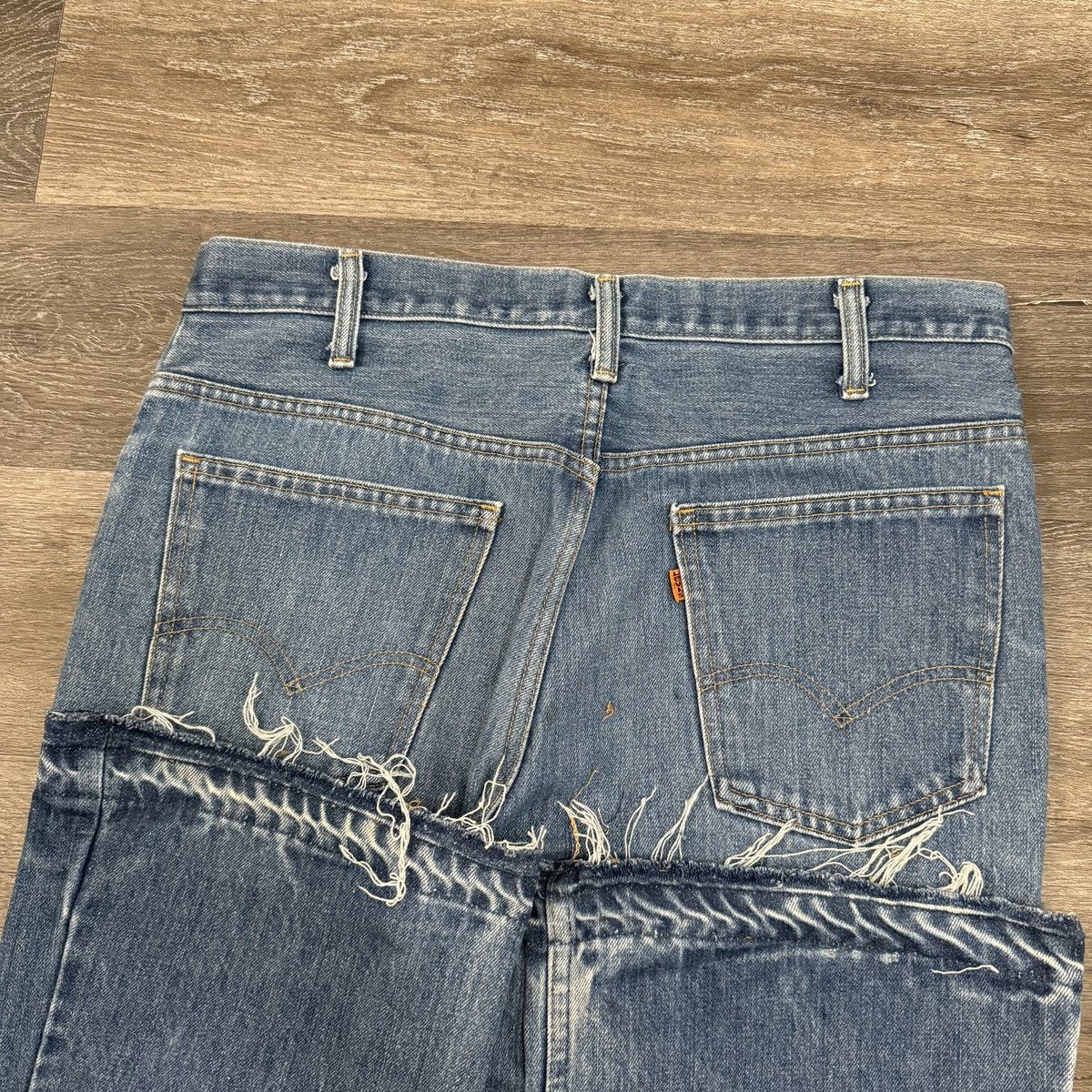 Japanese Brand × Levi's × Vintage Rare Vintage 1970s Levi’s 646 Bellbottom distressed Size US 34 / EU 50 - 3 Thumbnail