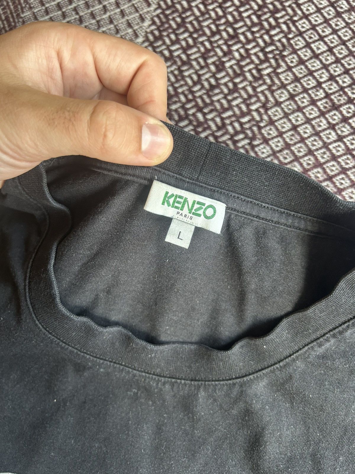 Kenzo Kenzo Paris Big Logo T-shirt Luxury Item Size L Streetwear Size US L / EU 52-54 / 3 - 6 Thumbnail