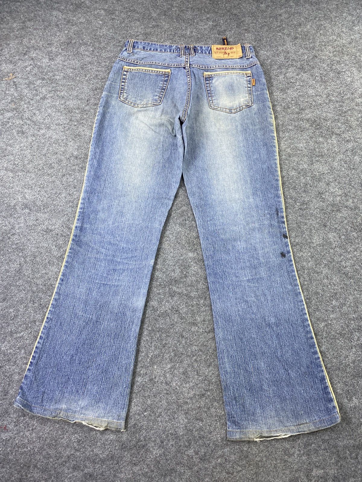Japanese Brand × Jean Beremo Blue Wash Flare Jeans - J992 Size 29" - 9 Thumbnail