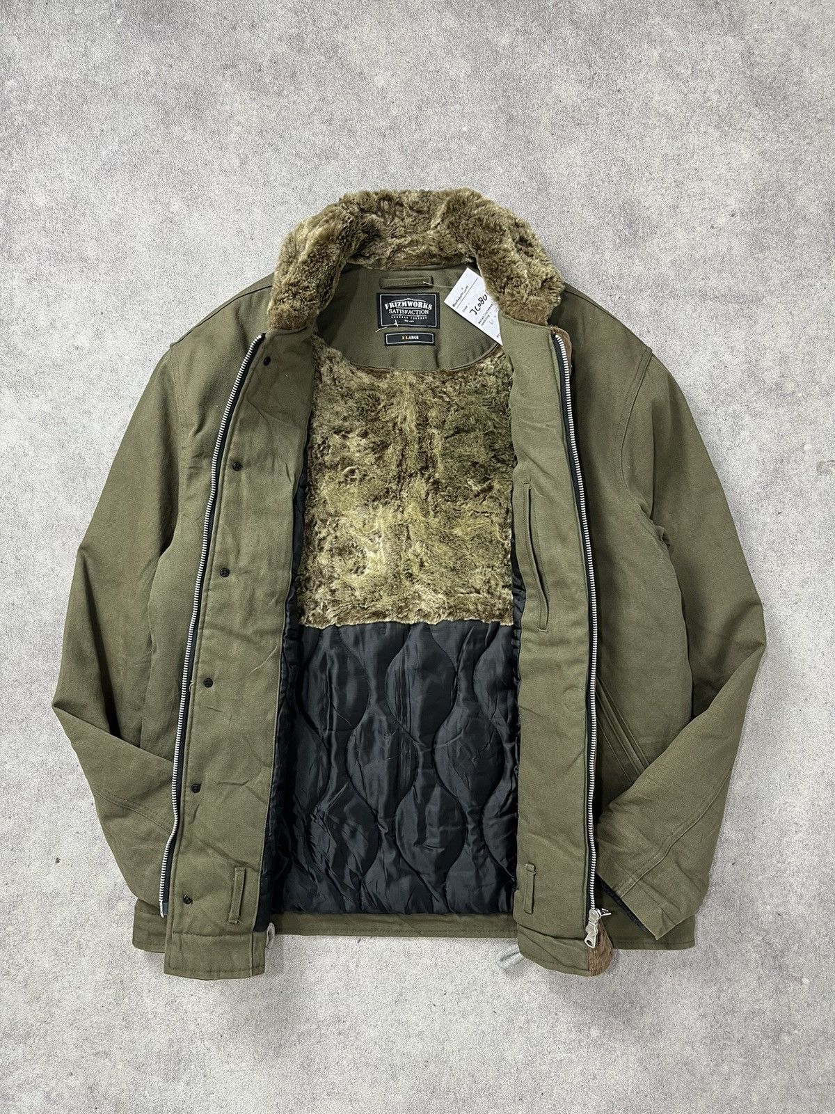 Frizmworks edgar N1 deck olive green jacket