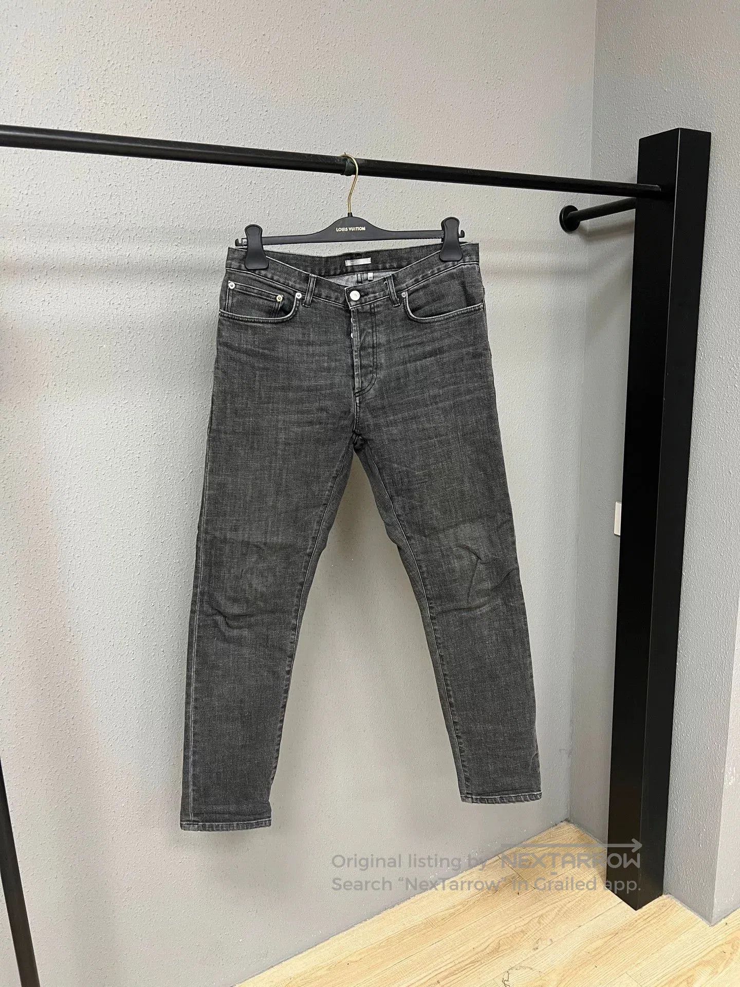 Dior Dior Gray Denim Jeans Size 31. Size US 31 - 1 Thumbnail