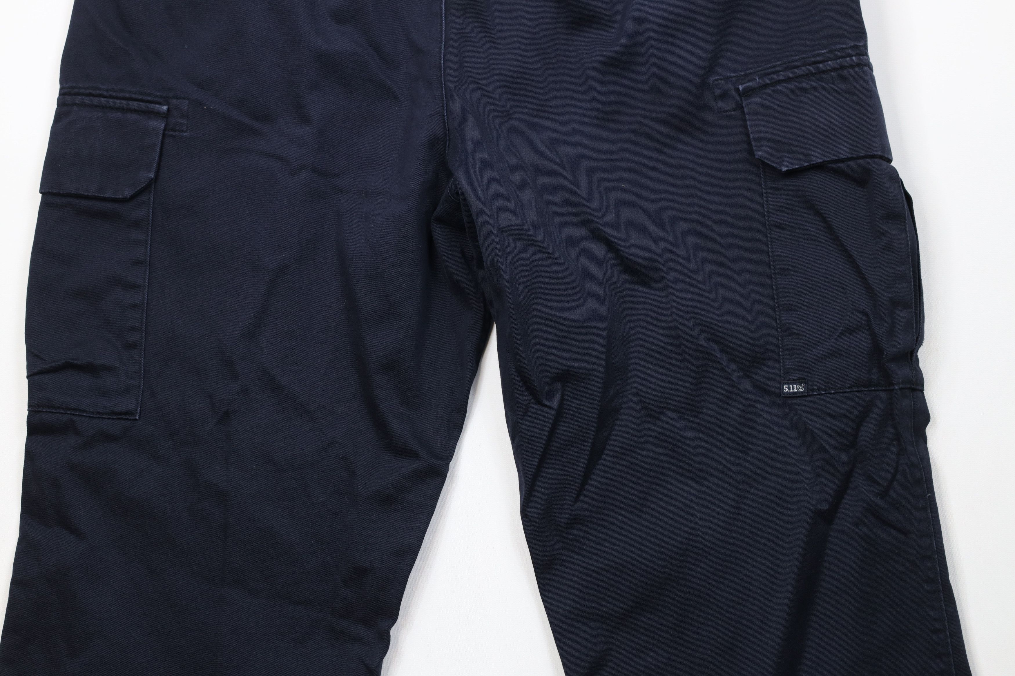 Vintage 5.11 Tactical Series Company Uniform Cargo Pants Navy Blue Size US 42 / EU 58 - 10 Thumbnail