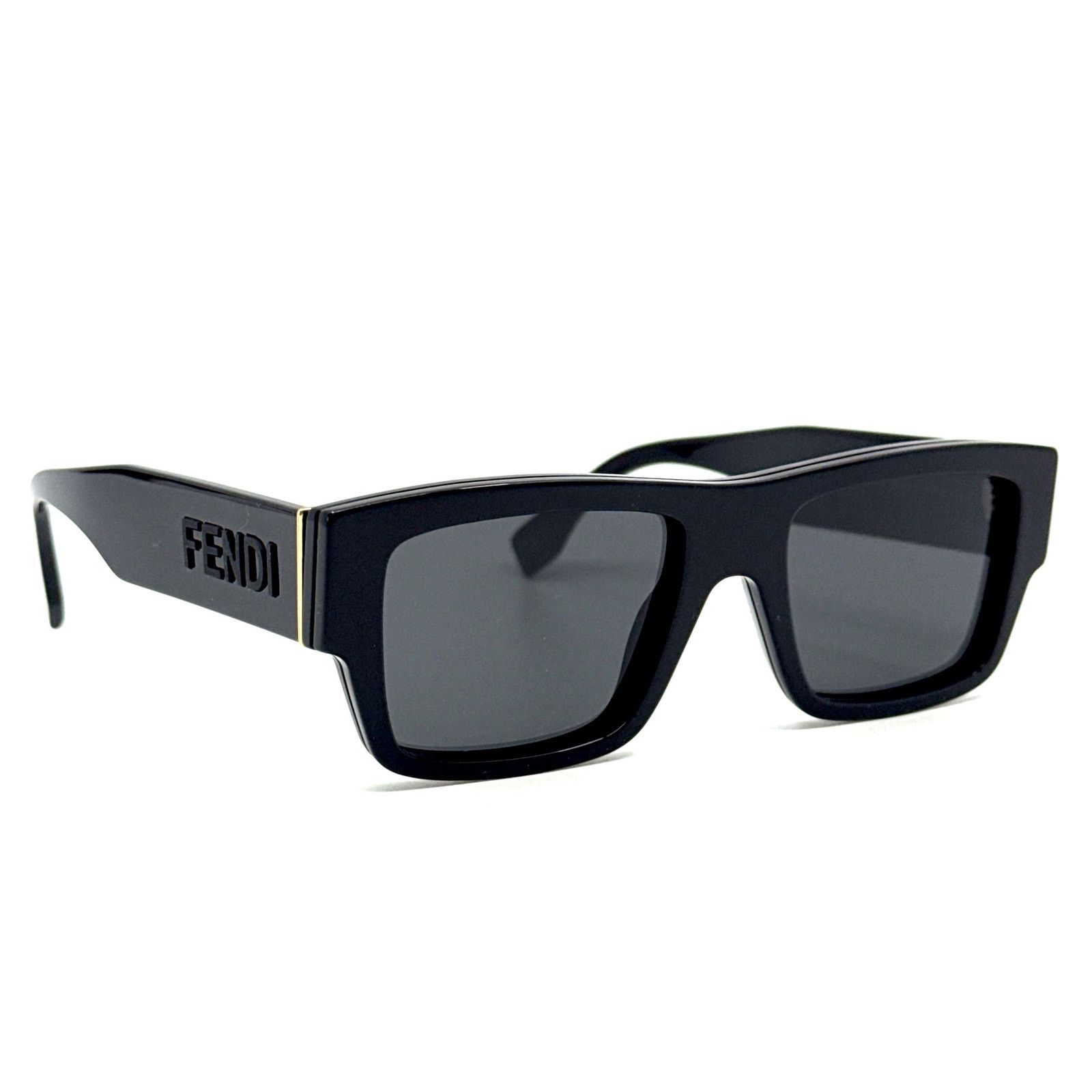 Fendi NEW Fendi FE40120I Fendigraphy Black Shield Sunglasses  display picture 2