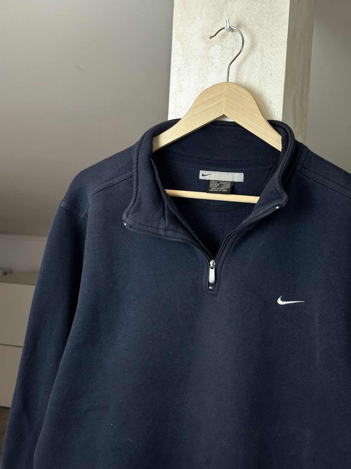 Vintage Vintage Y2K Nike Small Logo 1/4 Oversized Sweatshirt Size US S / EU 44-46 / 1 - 2 Thumbnail