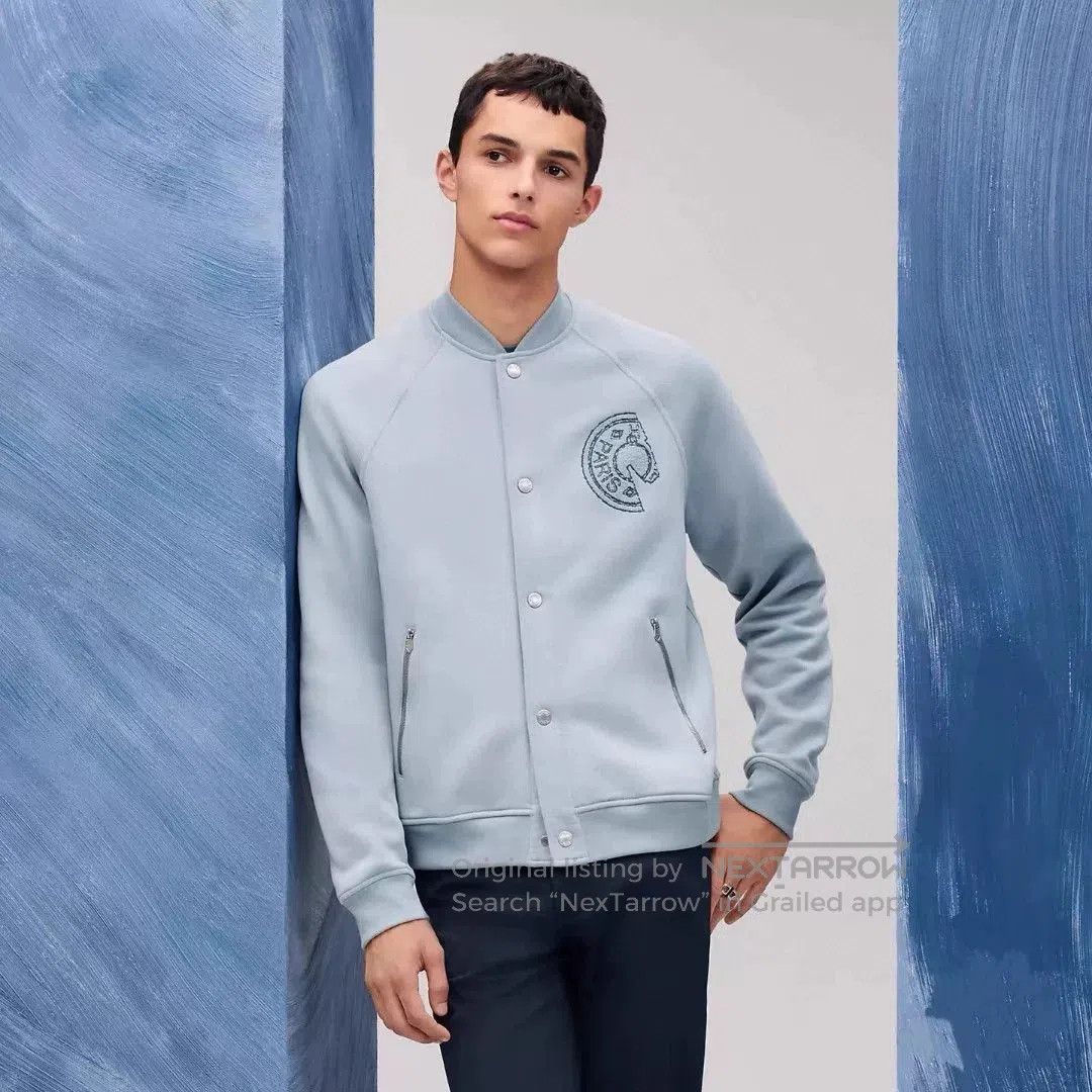 Hermes Hermes Men's Baseball Jacket. Size US M / EU 48-50 / 2 - 6 Thumbnail