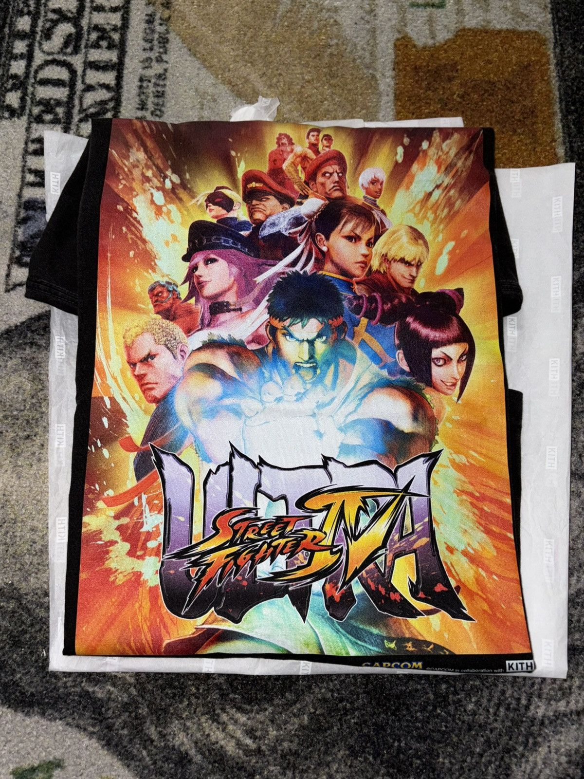 Kith × Marvel Comics KITH X CAPCOM SF IV ULTRA VINTAGE TEE - BLACK Size US L / EU 52-54 / 3 - 1 Thumbnail