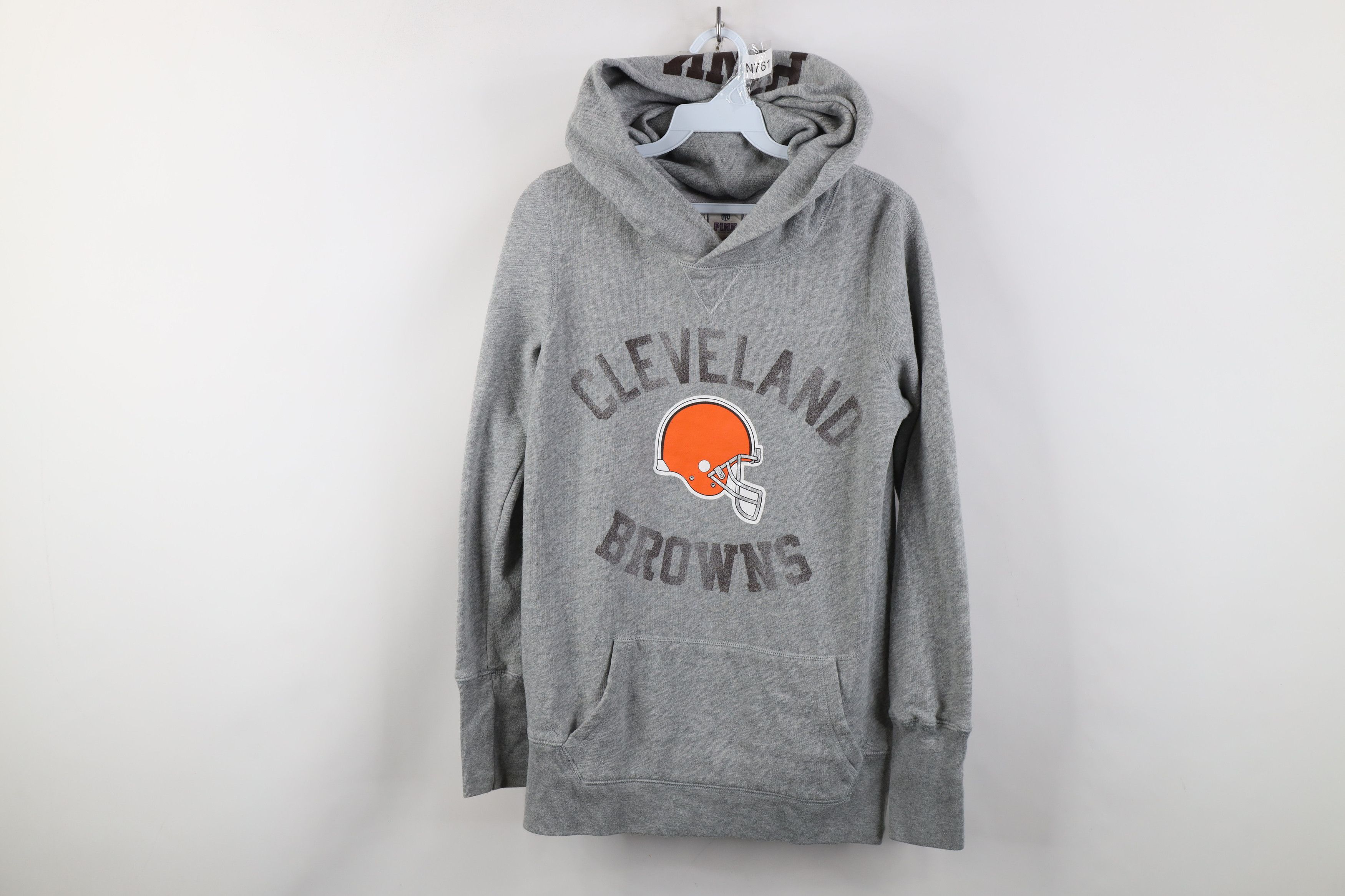 Pink Pink Victoria's Secret Browns Football Hoodie Sweatshirt Size M / US 6-8 / IT 42-44 - 1 Thumbnail