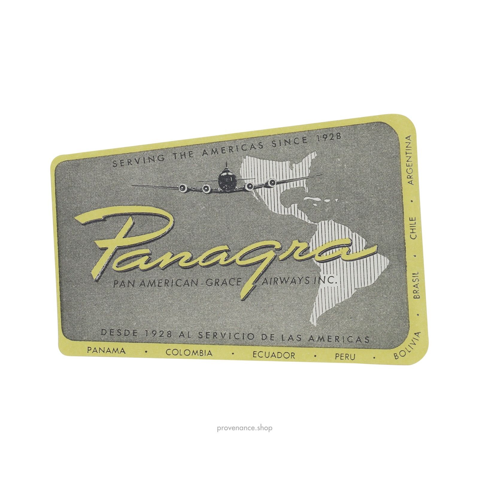 Louis Vuitton 🔴 Airline Label Postcard Sticker- PANAGRA Size ONE SIZE - 1 Thumbnail