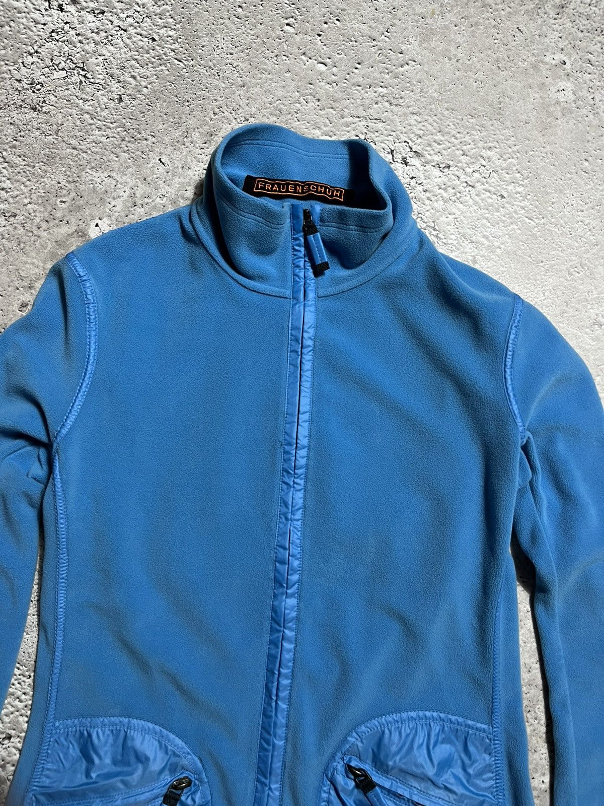 Frauenschuh Frauenschuh Neylon Pocket Zip Fleece Sweatshirt Jacket Size M / US 6-8 / IT 42-44 - 4 Thumbnail