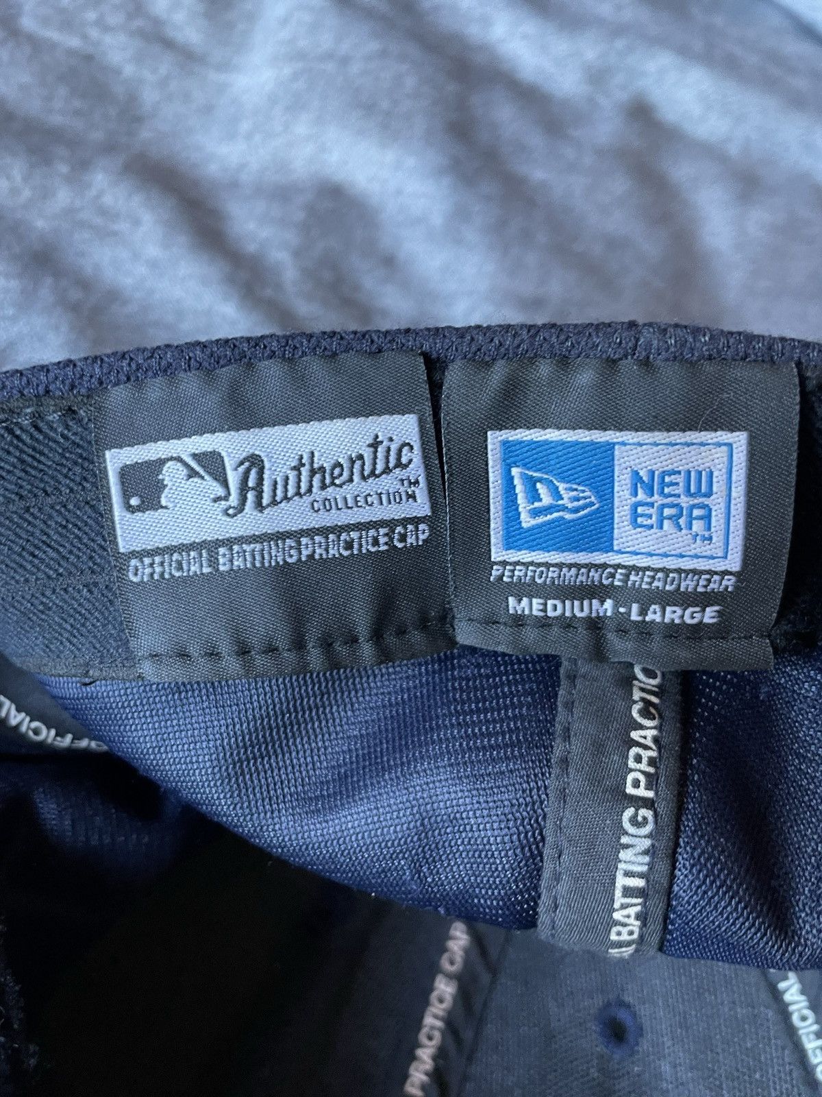 MLB × New Era New York Yankees BP 59FIFTY Men's Fitted Hat Navy S/M Size ONE SIZE - 4 Thumbnail