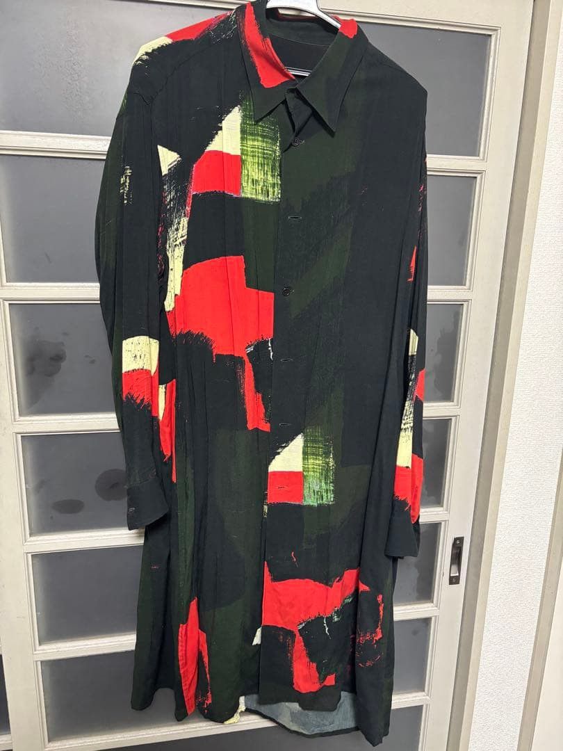 Yohji Yamamoto yohji yamamoto / Pour Homme 16SS Paint Long Blouse Size US S / EU 44-46 / 1 - 1 Thumbnail