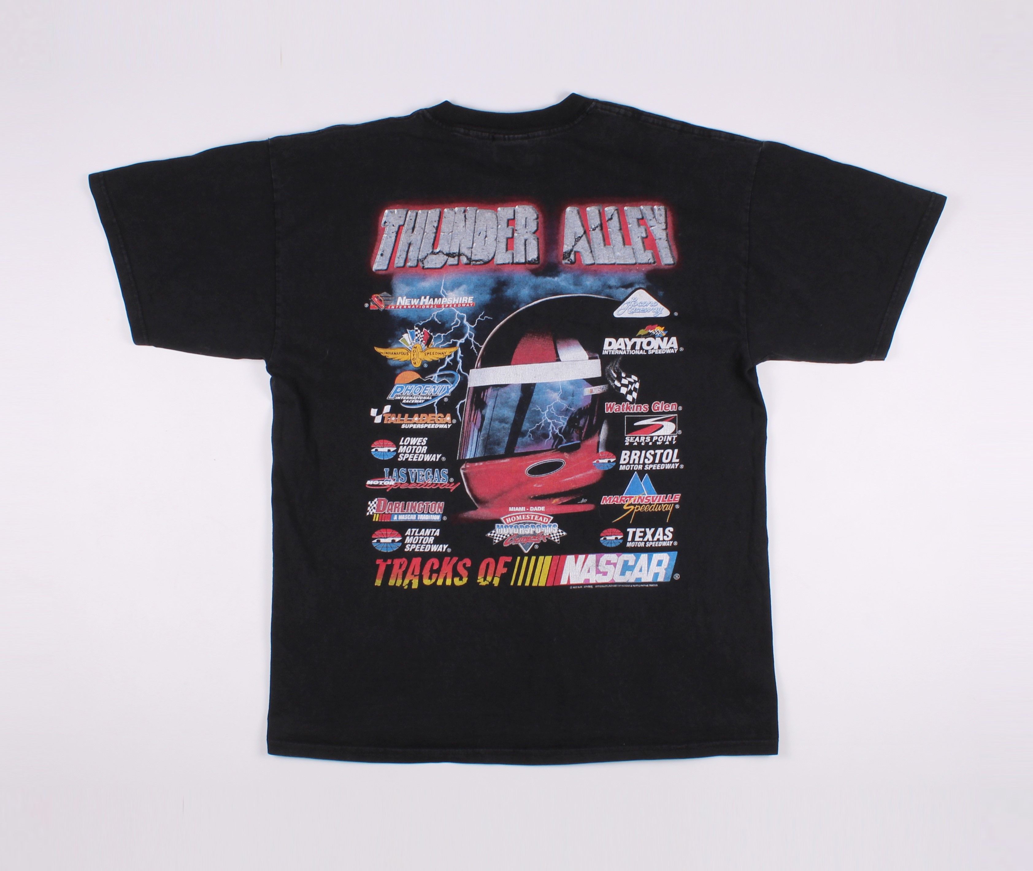 Gildan Vintage NASCAR Thunder Alley Print T-shirt Size US XL / EU 56 / 4 - 1 Thumbnail