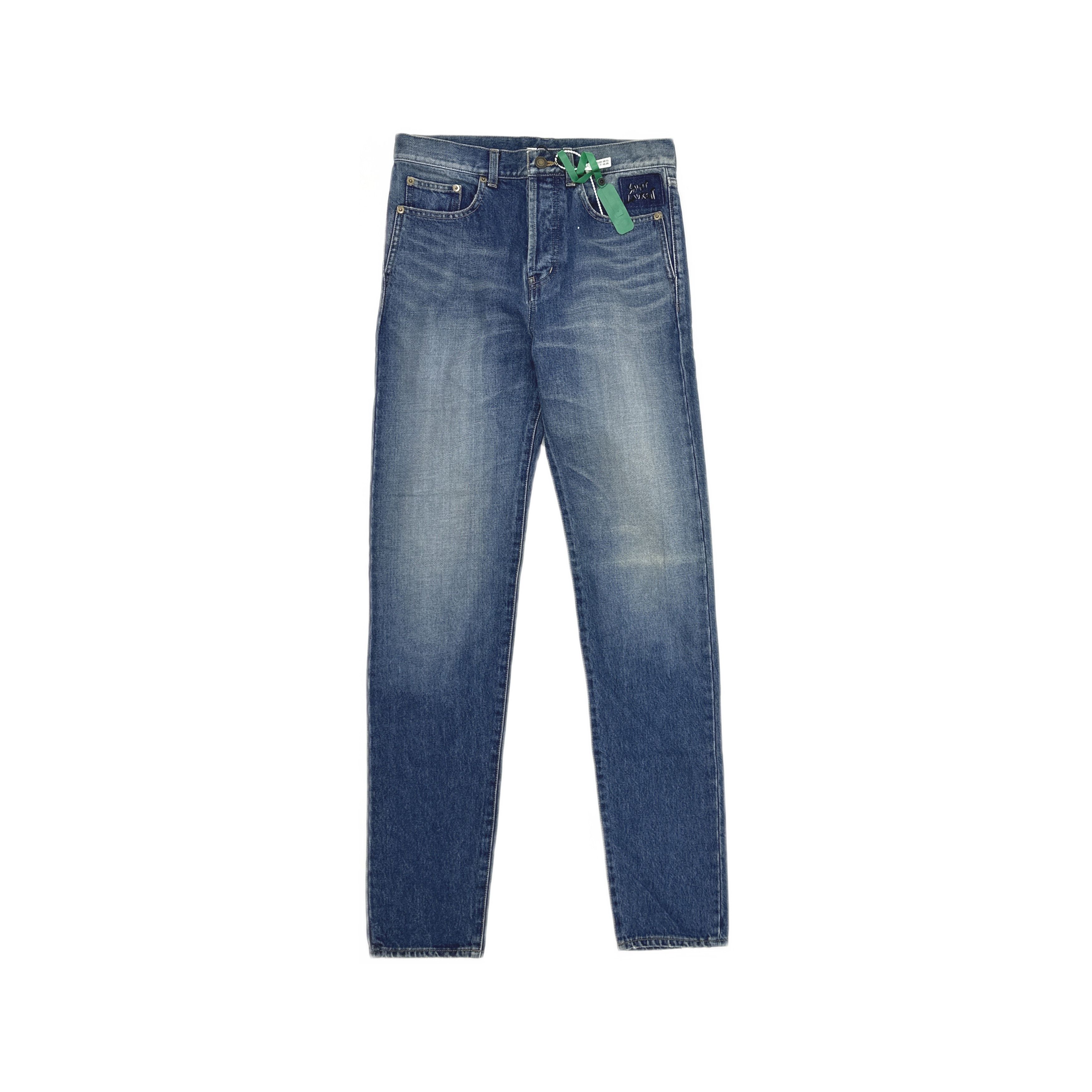 Saint Laurent Paris Saint Laurent Blue Denim Jeans Size 29 Size US 29 - 1 Thumbnail
