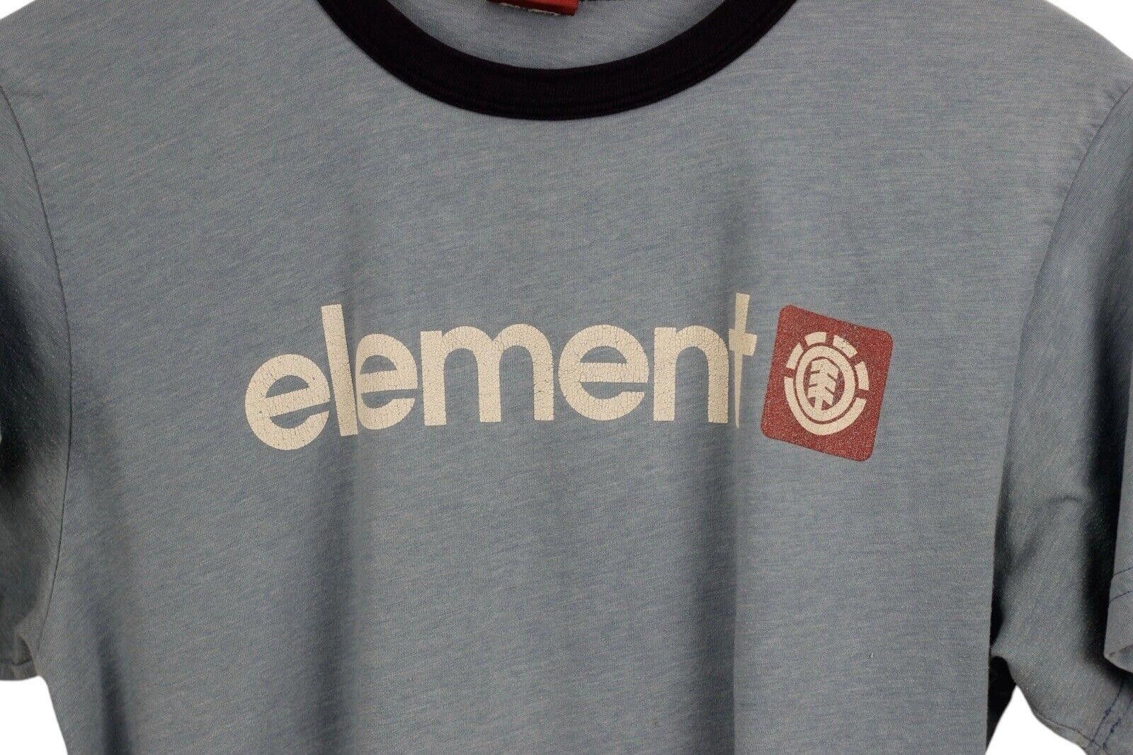 Designer Vtg 90s Element Skateboards T Shirt Ringer Worn Grunge M Size US M / EU 48-50 / 2 - 3 Thumbnail