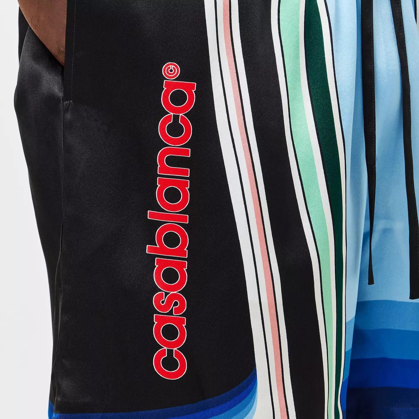 Casablanca o1g2r1mq0426 Woven Elasticated Tracksuit Shorts Multicolor Size US 30 / EU 46 - 5 Thumbnail