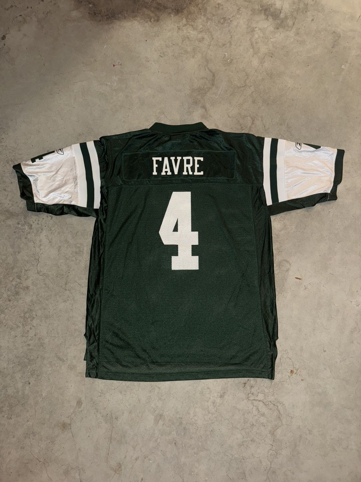 Reebok Vintage 2000s New York Jets Brett Favre Reebok Home Jersey Size US XL / EU 56 / 4 - 1 Thumbnail