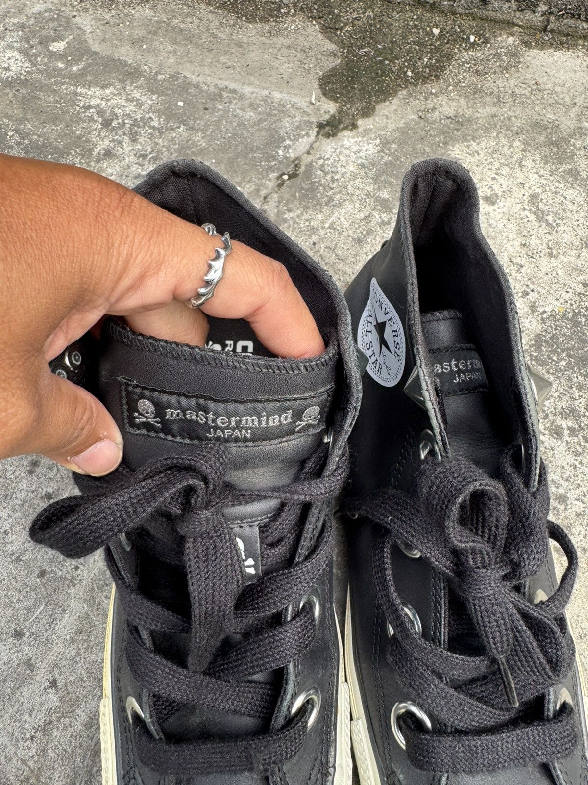 Converse × Mastermind Japan Mastermind Japan x Converse All Star Leather Size US 7.5 / EU 40-41 - 6 Thumbnail