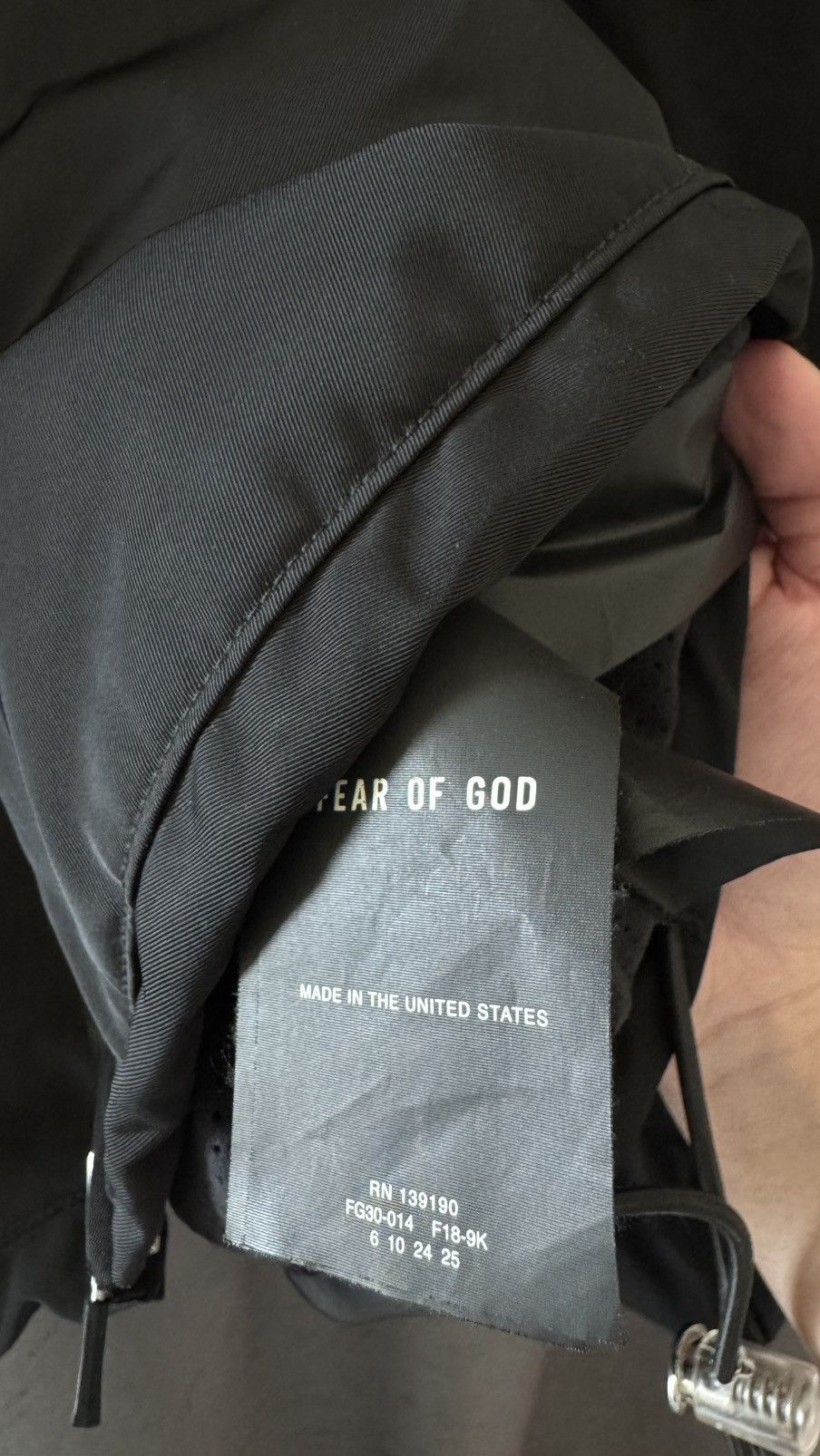 Fear of God Fear of God 6th Sixth Nylon Full-Zip Hooded Bomber Jacket Size US S / EU 44-46 / 1 - 7 Thumbnail