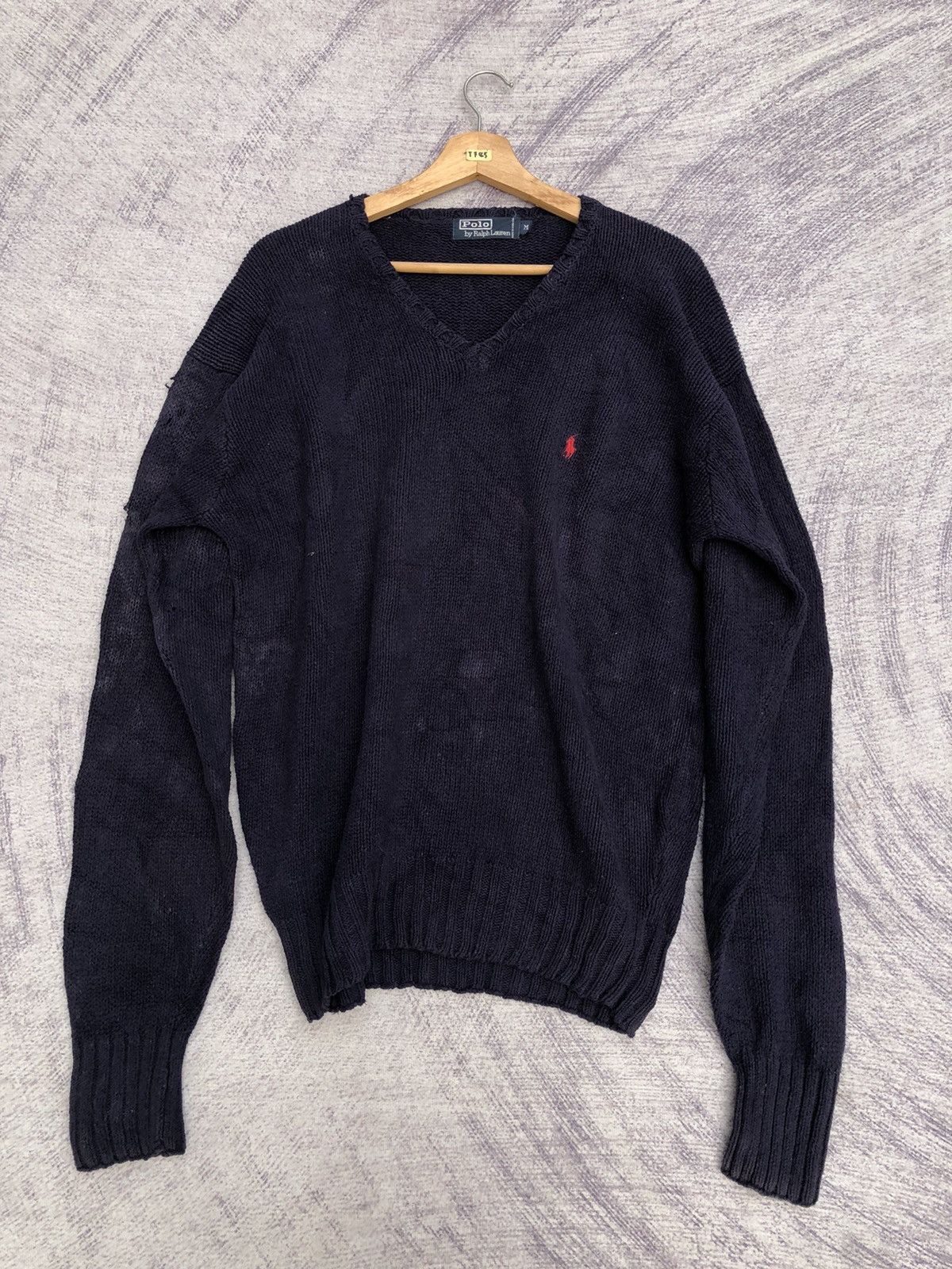 Homespun Knitwear × Polo Ralph Lauren 🔴Vintage Polo Ralph Laurent Embrodery Logo Size US L / EU 52-54 / 3 - 1 Thumbnail