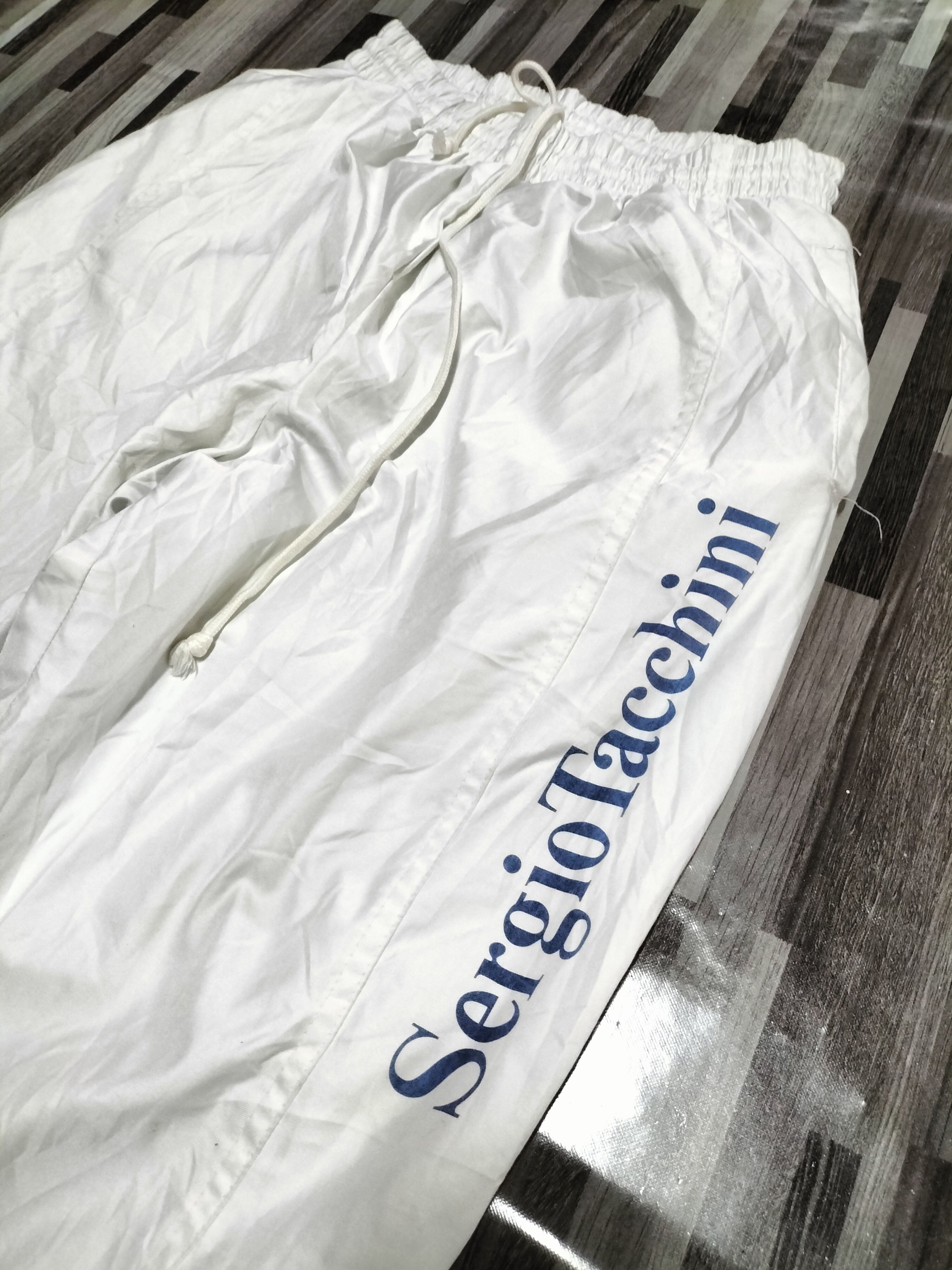 Sergio Tacchini Vintage Sweat Track Wind Breaker 90s Fashion sports Size US 30 / EU 46 - 5 Thumbnail