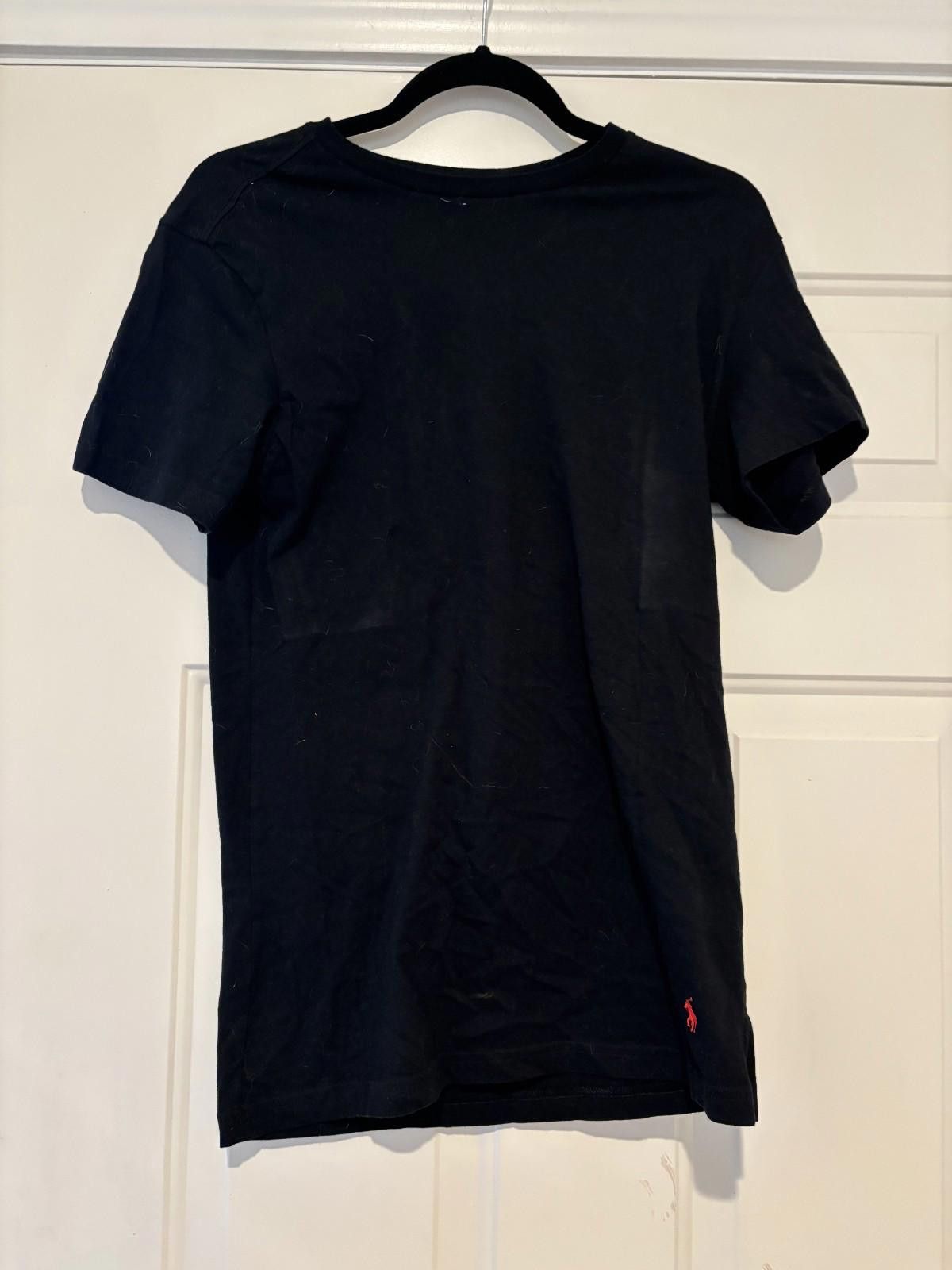 Polo Ralph Lauren Men's sz M black Polo t shirt #395 Size US M / EU 48-50 / 2 - 1 Thumbnail