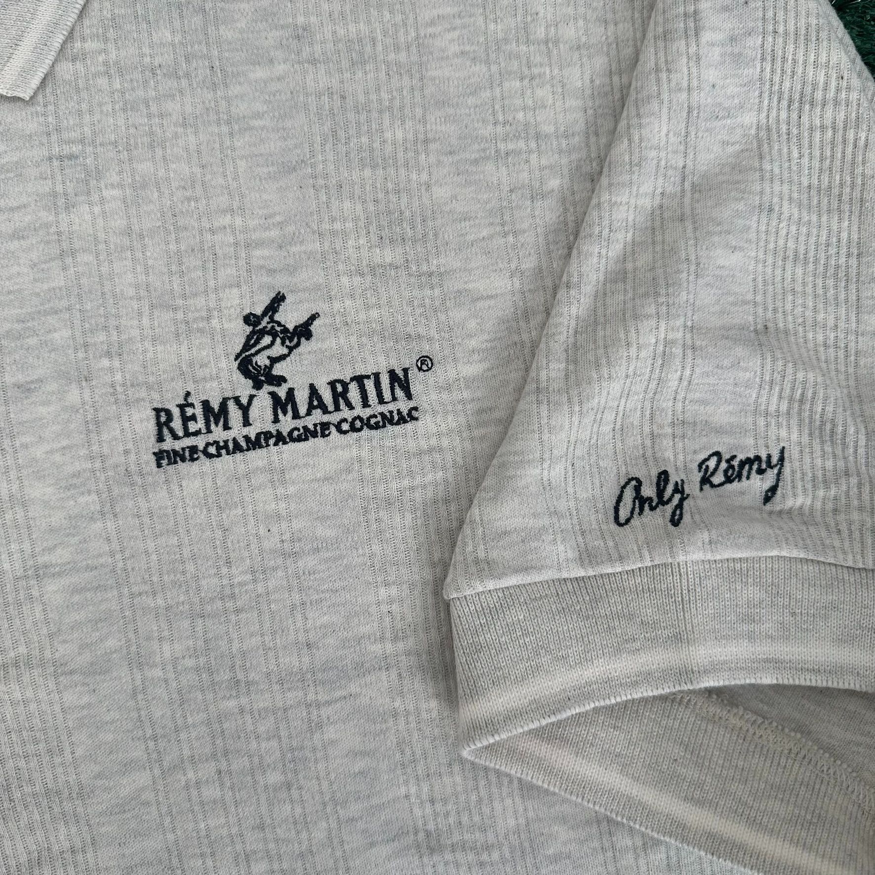 Vintage Vintage 90s Remy Martin Cognac Polo Shirt Ribbed Textured Be Size US L / EU 52-54 / 3 - 3 Thumbnail