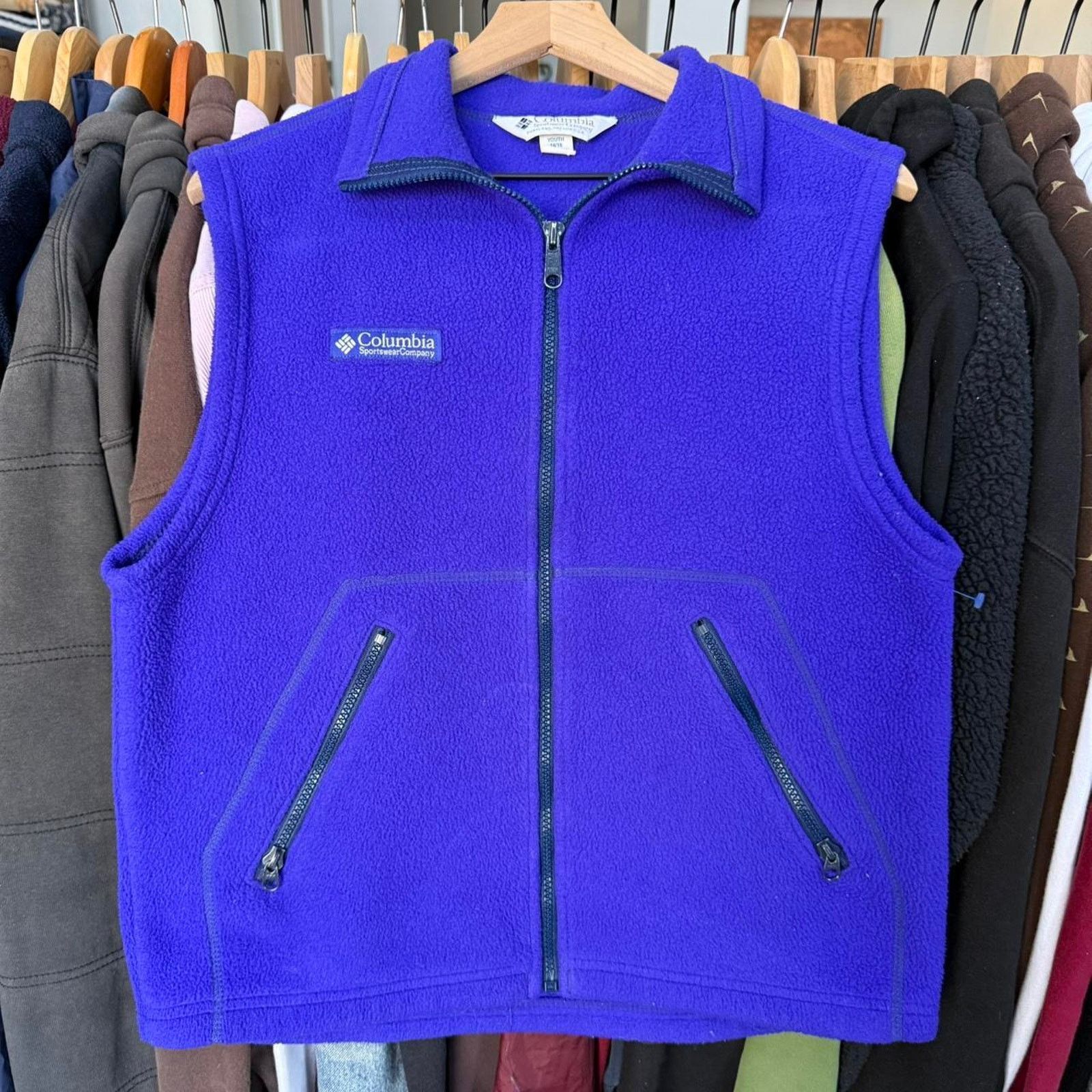 Columbia Vintage Columbia Sportswear Sherpa Vest Youth 14/16 Size US S / EU 44-46 / 1 - 1 Thumbnail