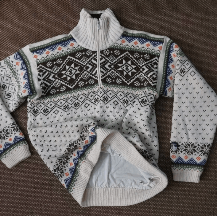 Vintage Vintage Flli Campagnolo Wool Blend Nordic Winter Sweater XL Size US XL / EU 56 / 4 - 10 Thumbnail