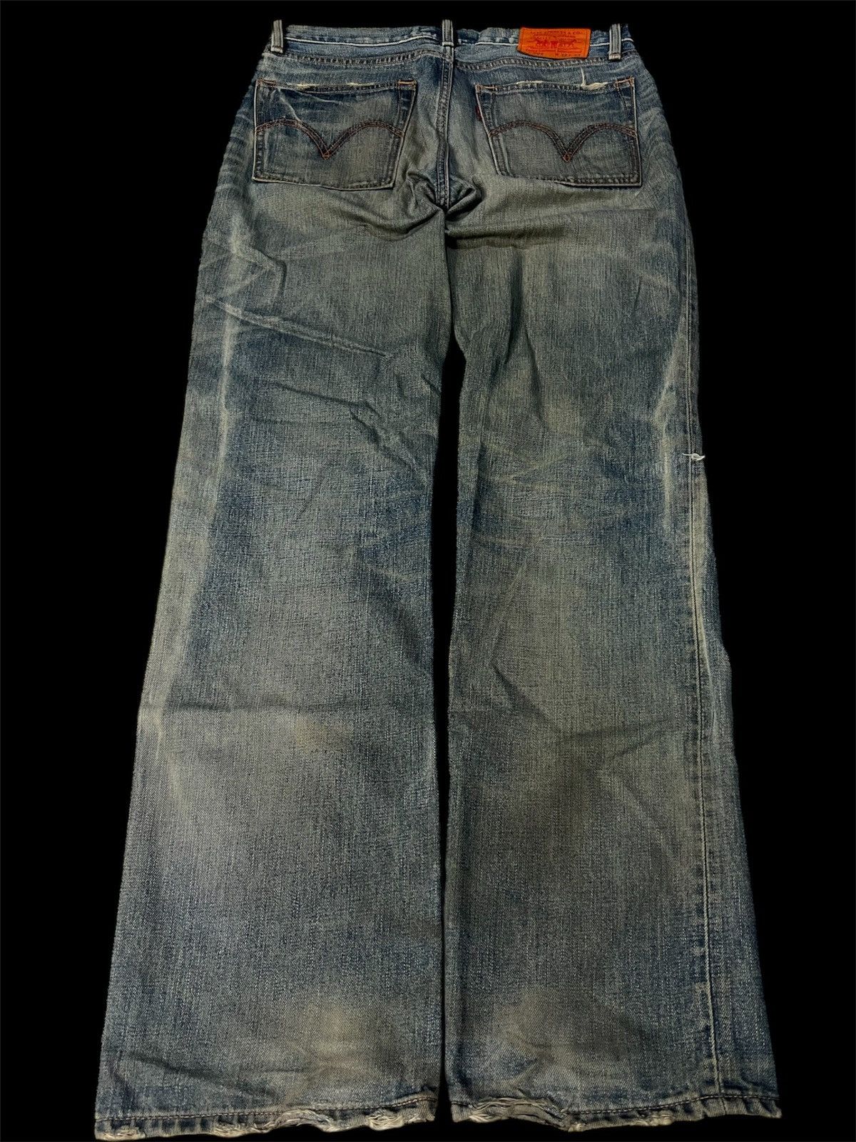 Japanese Brand × Levi's × Levi's Vintage Clothing 💥Crazy💥Vintage Levis 502 Mud Wash Distressed Jeans Very Rare Size US 31 - 2 Thumbnail