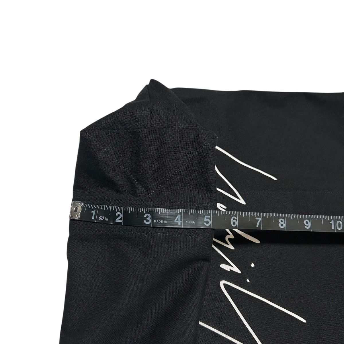 Yohji Yamamoto 641 Yohji Yamamoto bag men black cotton tote made in Japan Size ONE SIZE - 16 Thumbnail