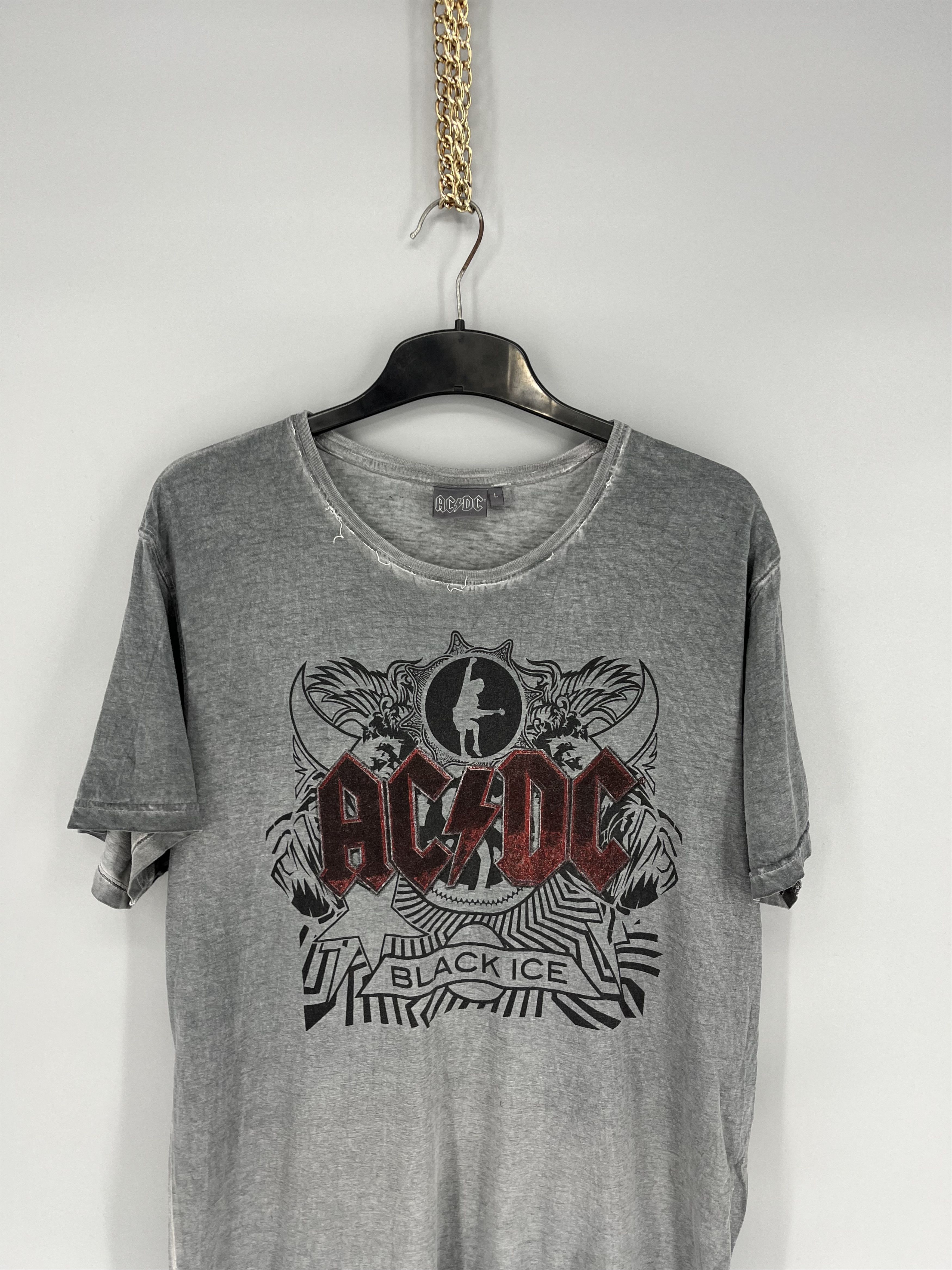 AC/DC × Band Tees VINTAGE ACDC BLACK ICE TEE SHIRT Size US L / EU 52-54 / 3 - 3 Thumbnail